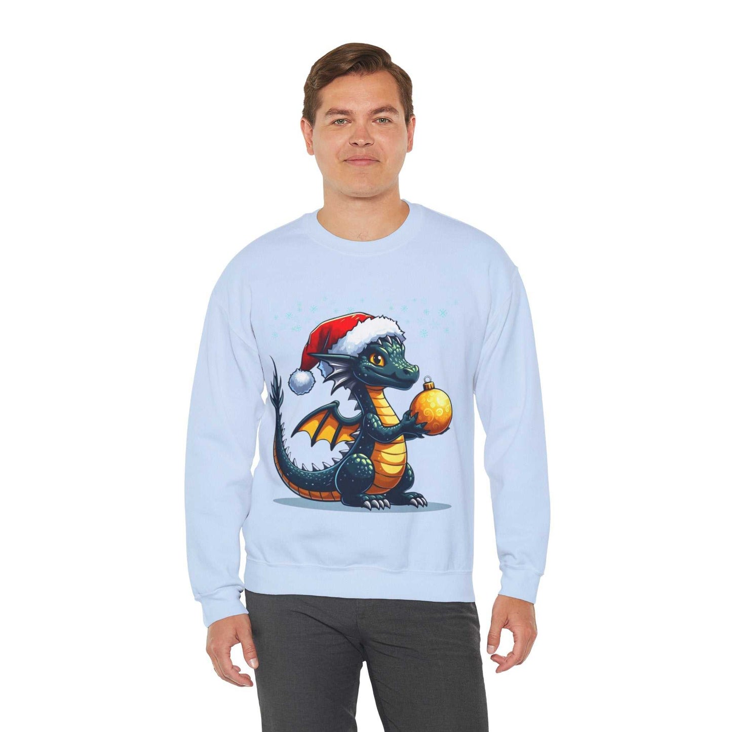 Dinosaur Christmas Sweatshirt, Funny Christmas Dinosaur Gift