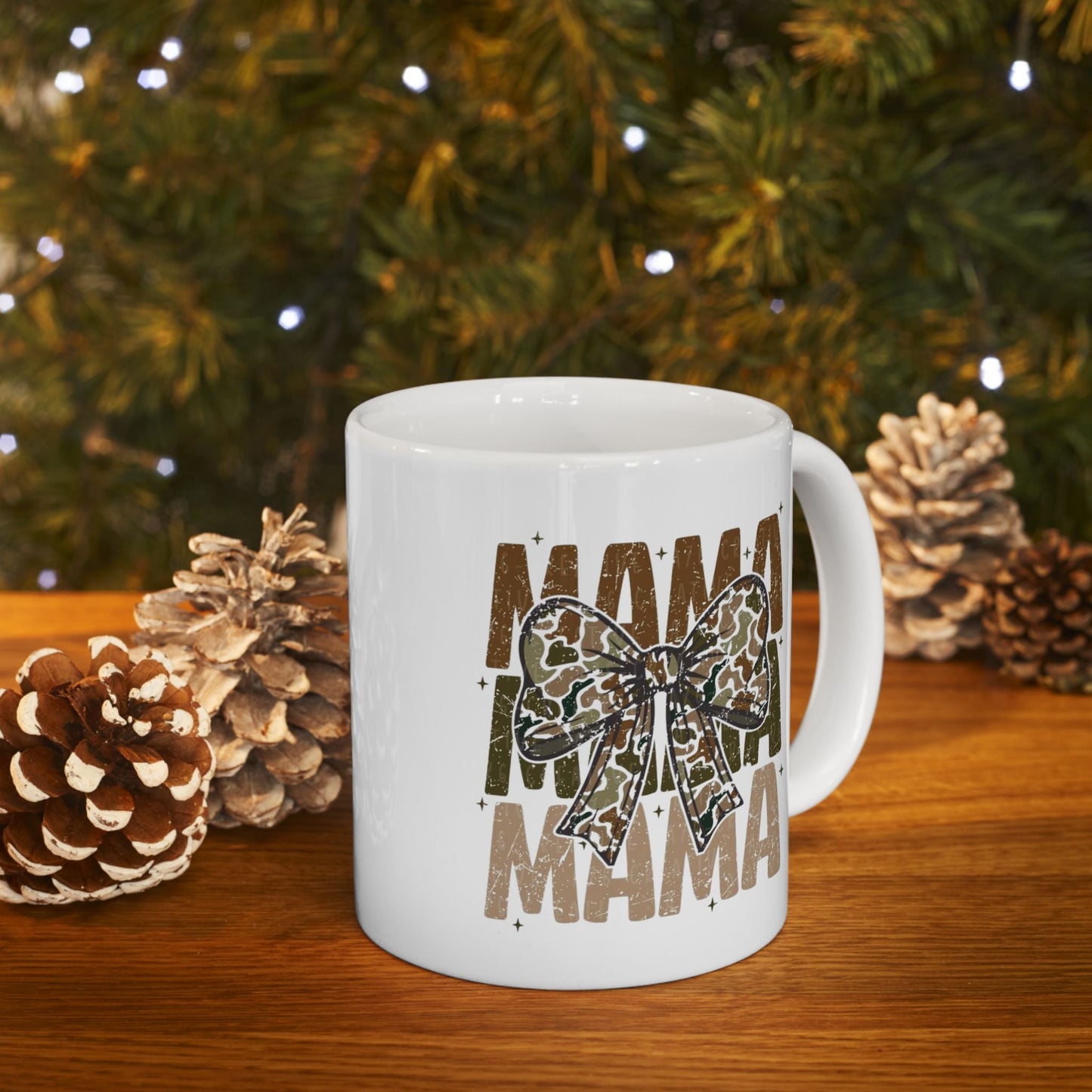 Mama Bear Ceramic Mug - 11oz & 15oz, Perfect Gift for Mother's Day