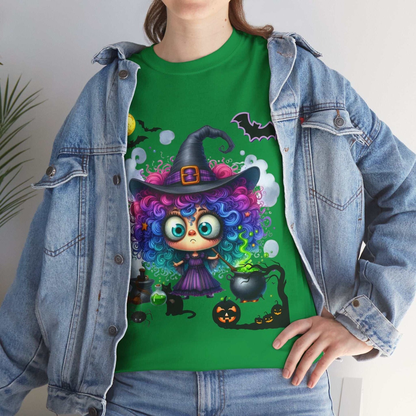 Halloween girl shirt featuring a cute ghost design, perfect for toddlers and kids during spooky season.
