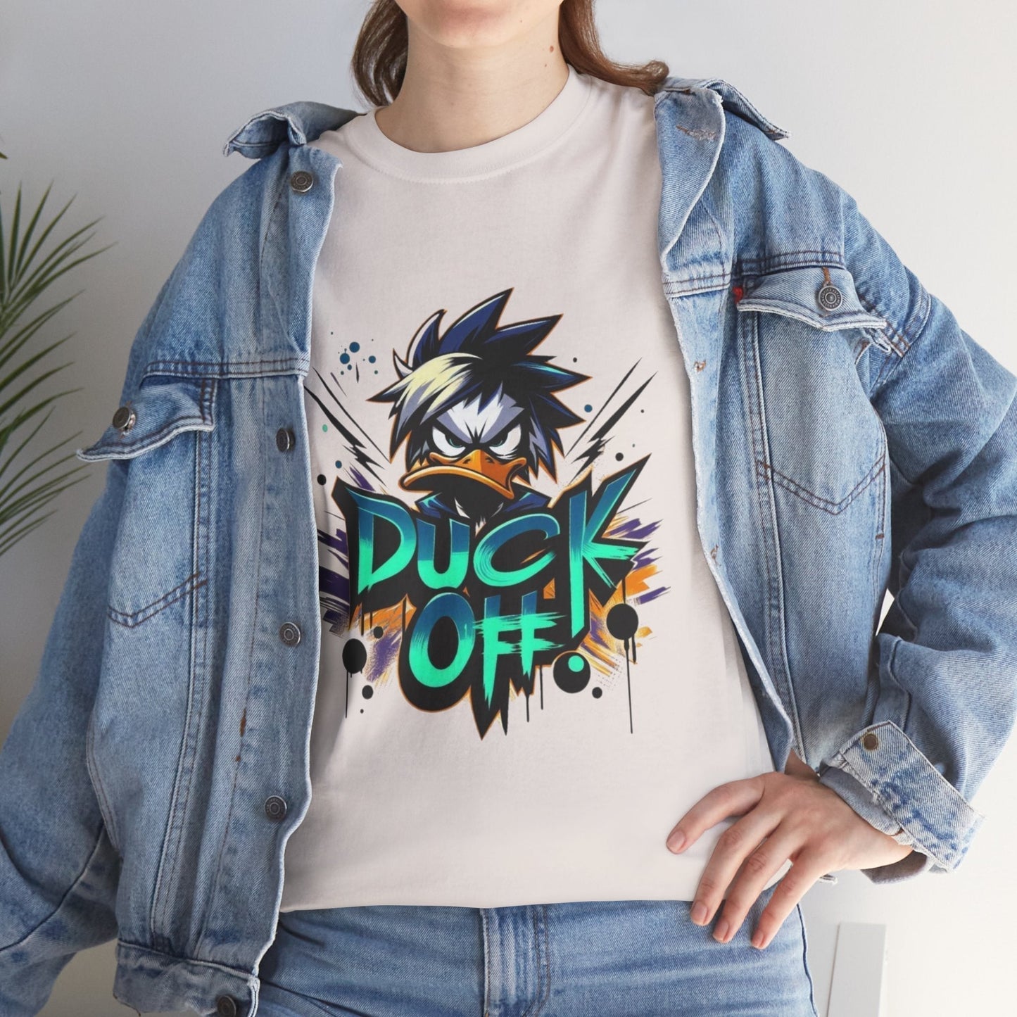 Graphic Tee - 'Duck Off' Design for Casual Wear - T-shirt Gift for all