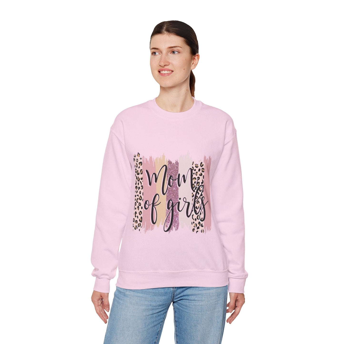 Mom of Girls Crewneck Sweatshirt - Stylish & Comfy Gift for Moms