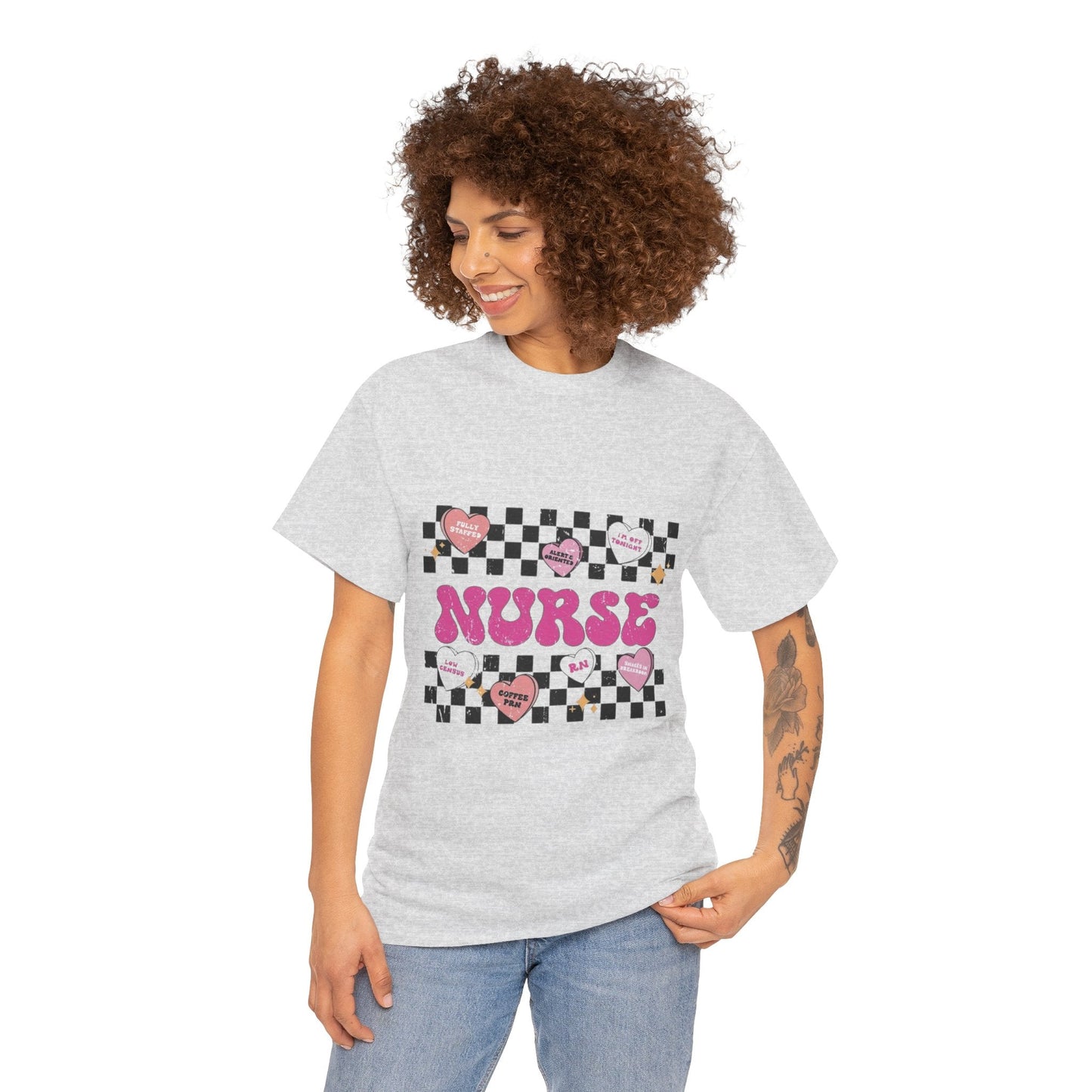 Love Nurse Retro T-Shirt, Retro Comfort Nurse Gift