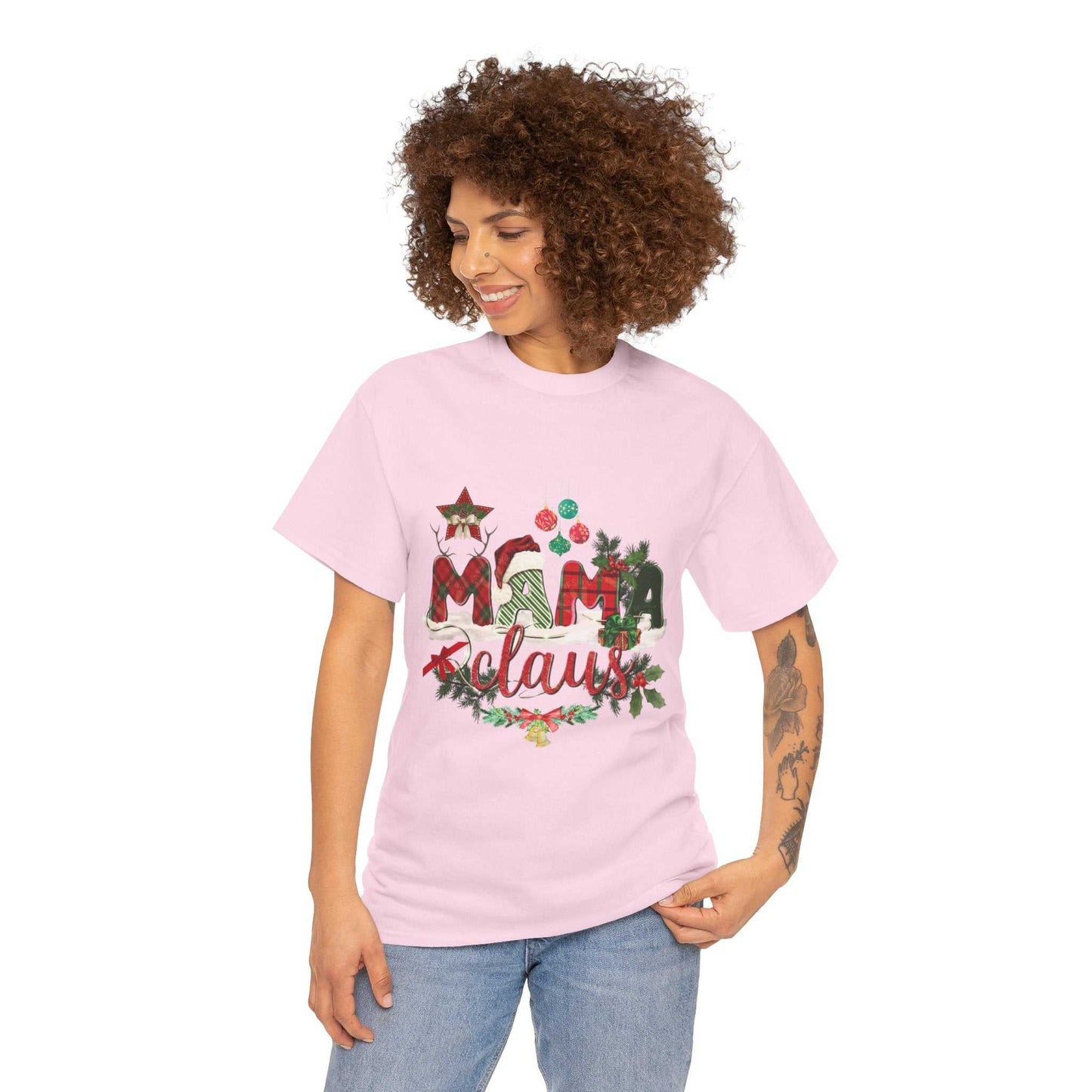 Mama Claus Christmas Shirt for Moms - Festive Holiday Gift