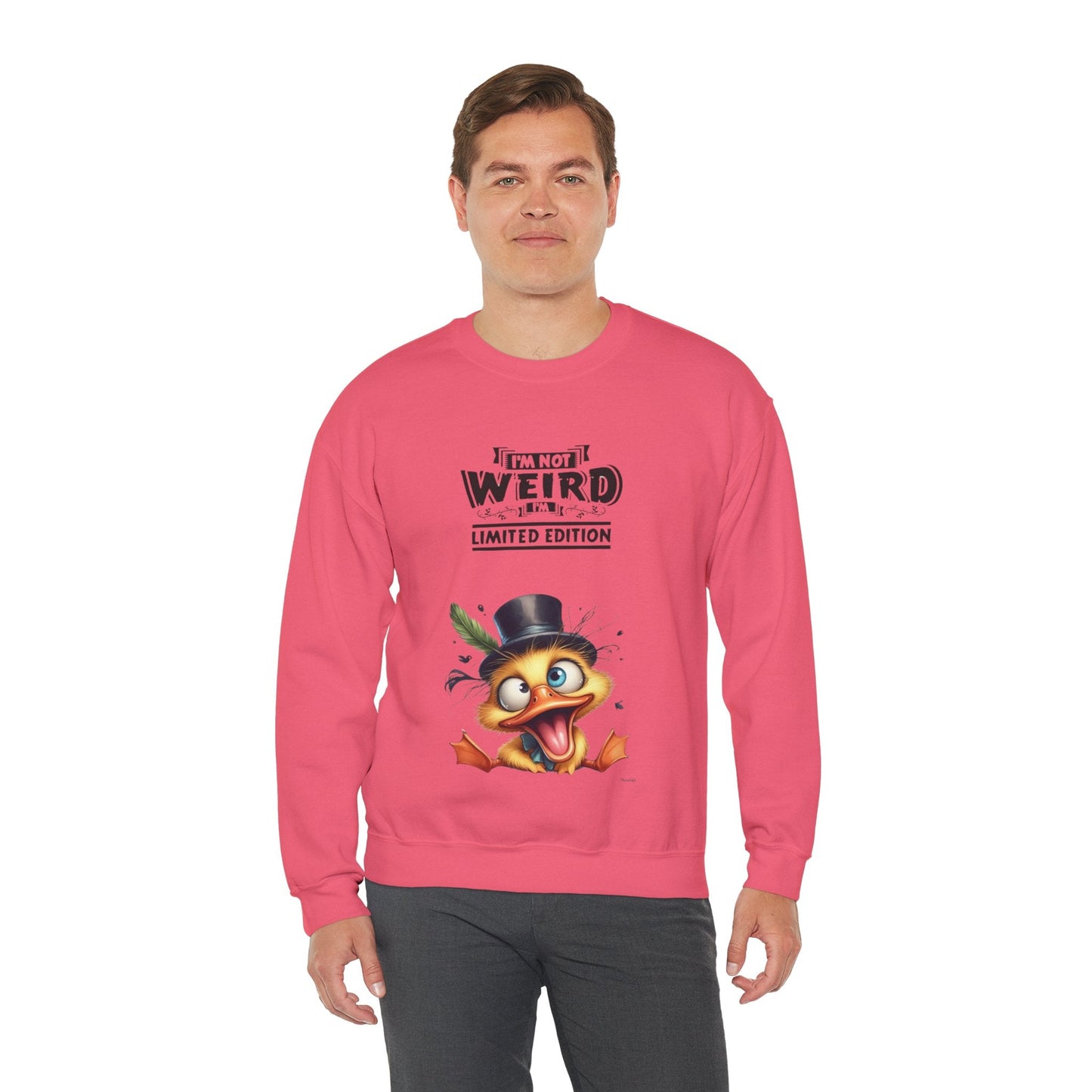 Limited Edition 'I'm Not Weird' Crewneck Sweatshirt - Unisex Heavy Blend