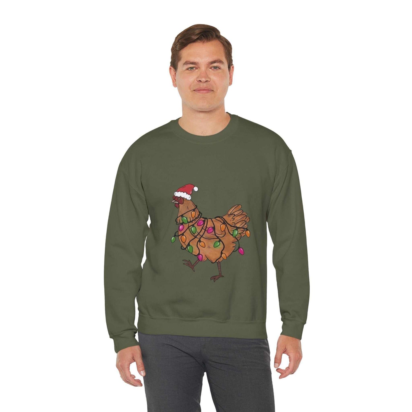 Funny Christmas Chicken Mug, Christmas Gift for Farmer