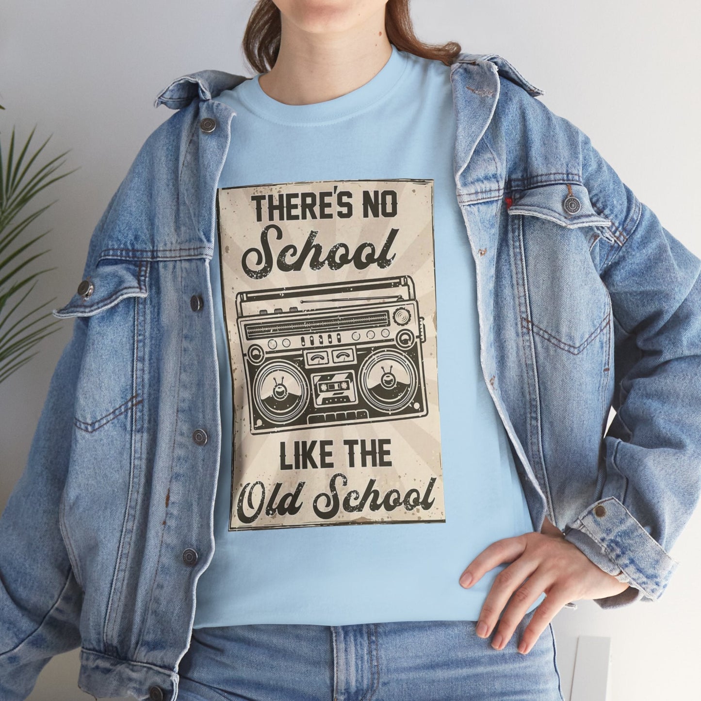 Vintage-style Unisex Tee - "There's No School Like the Old School"