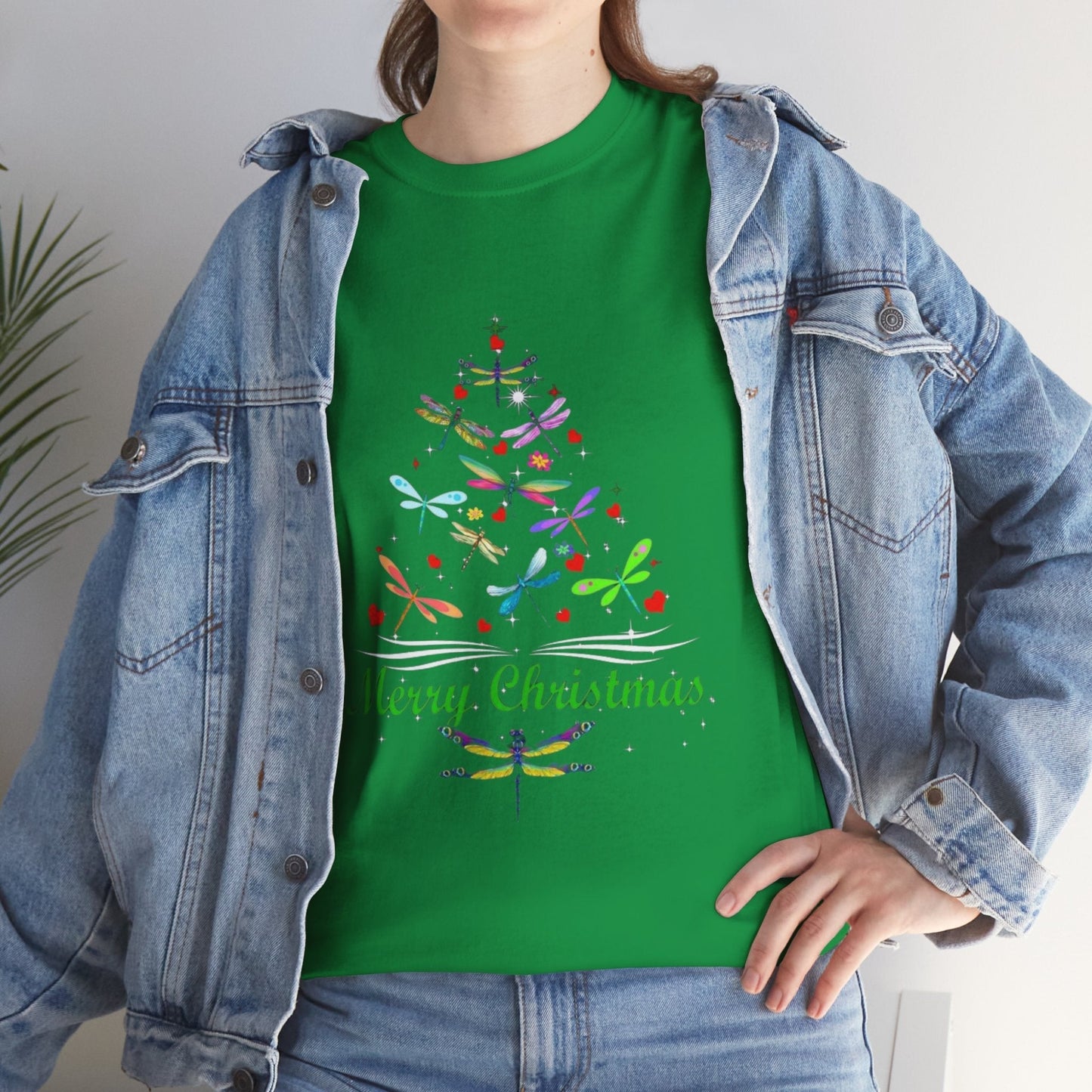 Christmas Dragonfly Shirt, Dragonfly Gift