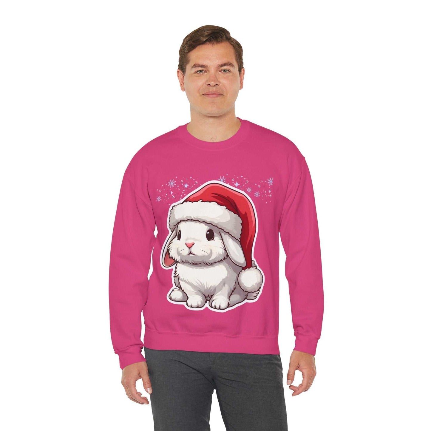 Cute Rabbit Christmas Sweatshirt, Funny Rabbit Gift