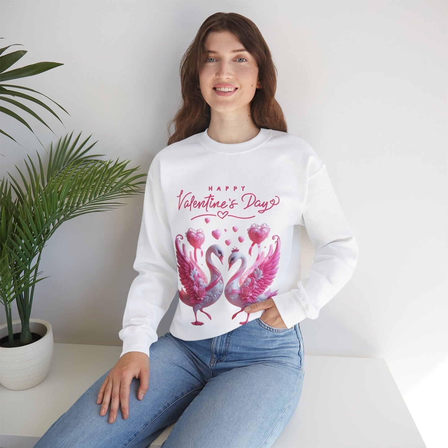 Happy Valentines Day Goose Sweatshirt – Cute Goose Lover Gift