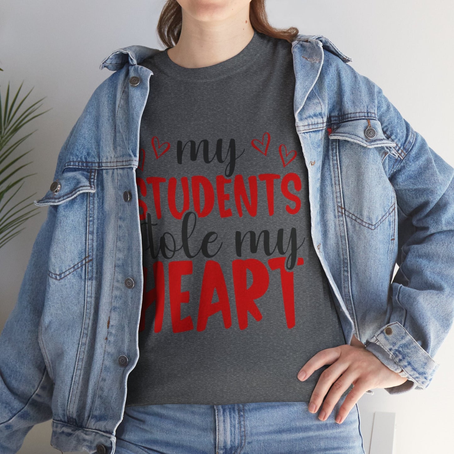 My Students Stole My Heart T-Shirt, Teacher Valentines Day Gift