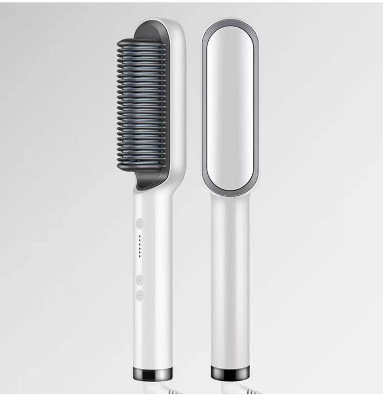 New 2 In 1 Hair Straightener Hot Comb Negative Ion 🔥 TODAY ONLY: 50% OFF!