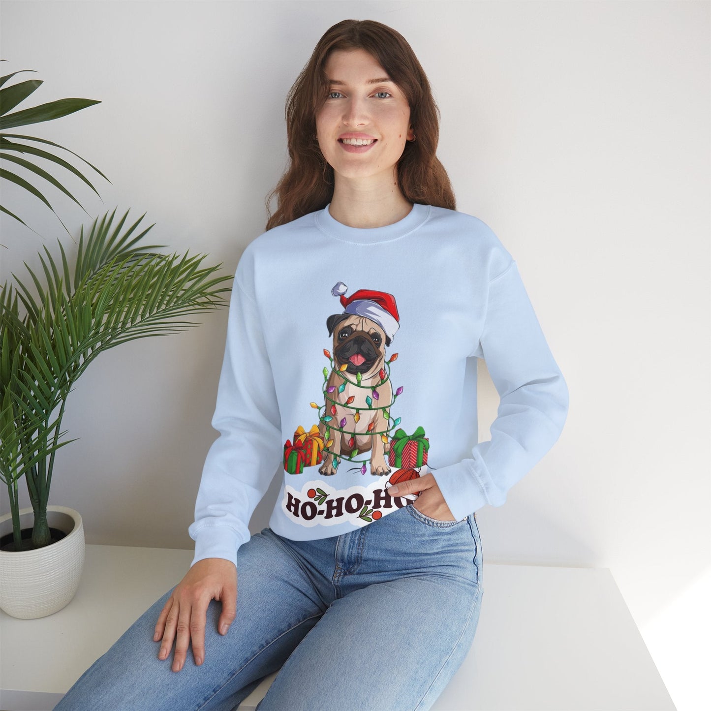 Cute Christmas Dog Sweatshirt, Christmas Dog Gift