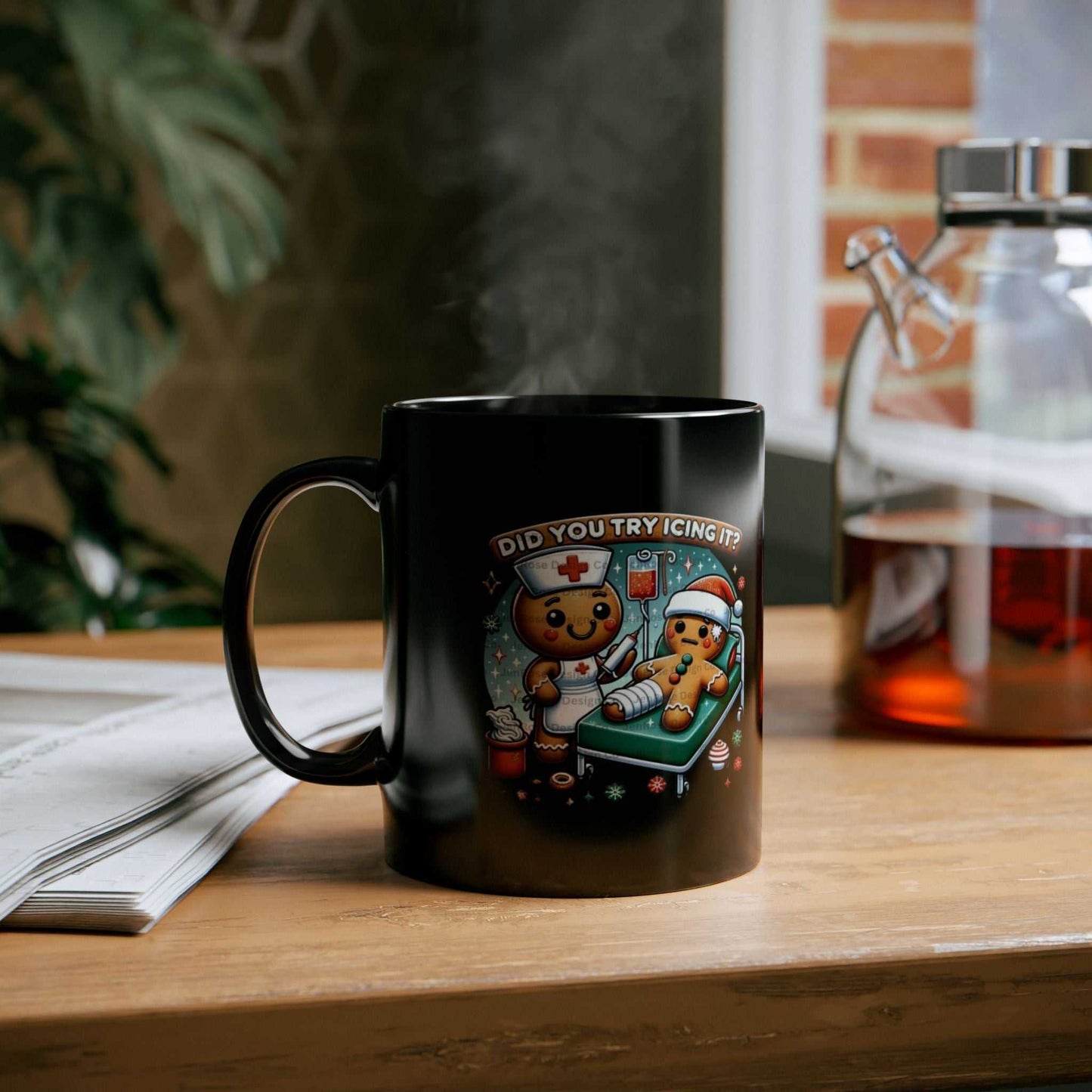Did You Try Icing It Mugs, Nurse Christmas Gift