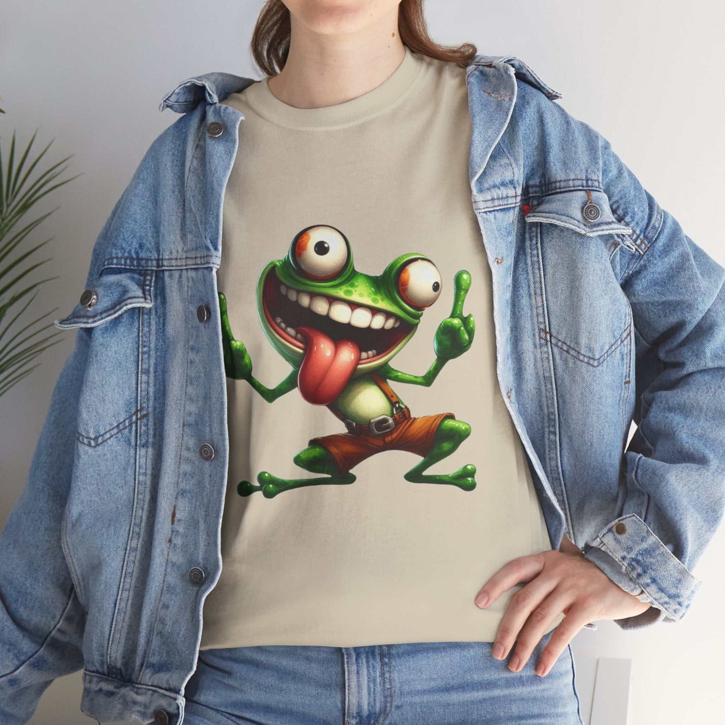 Funny Frog Graphic Tee, Quirky Unisex Shirt, Gift for Frog Lovers