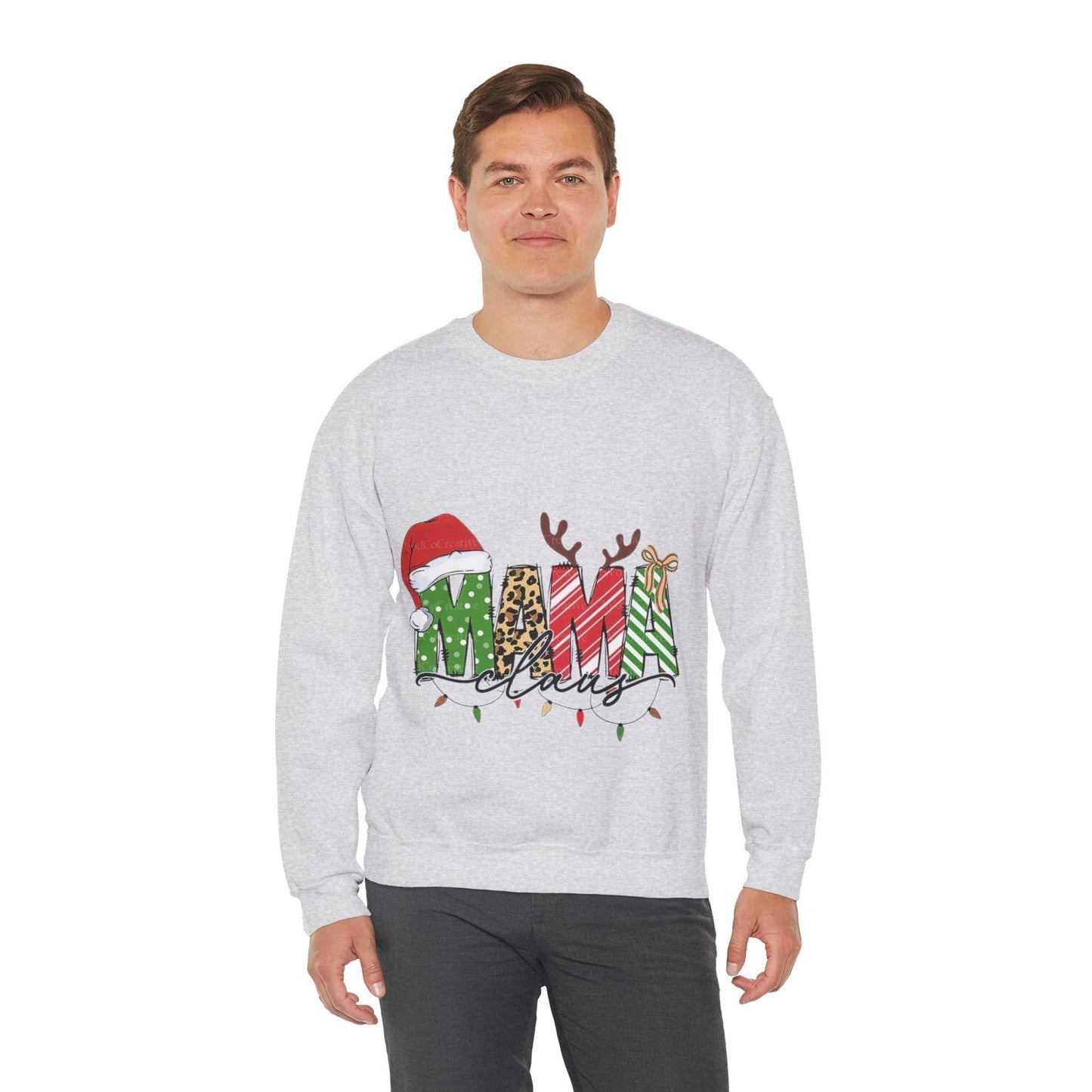 Mama Claus Sweatshirt, Family Christmas Gift, Merry Christmas Sweatshirt