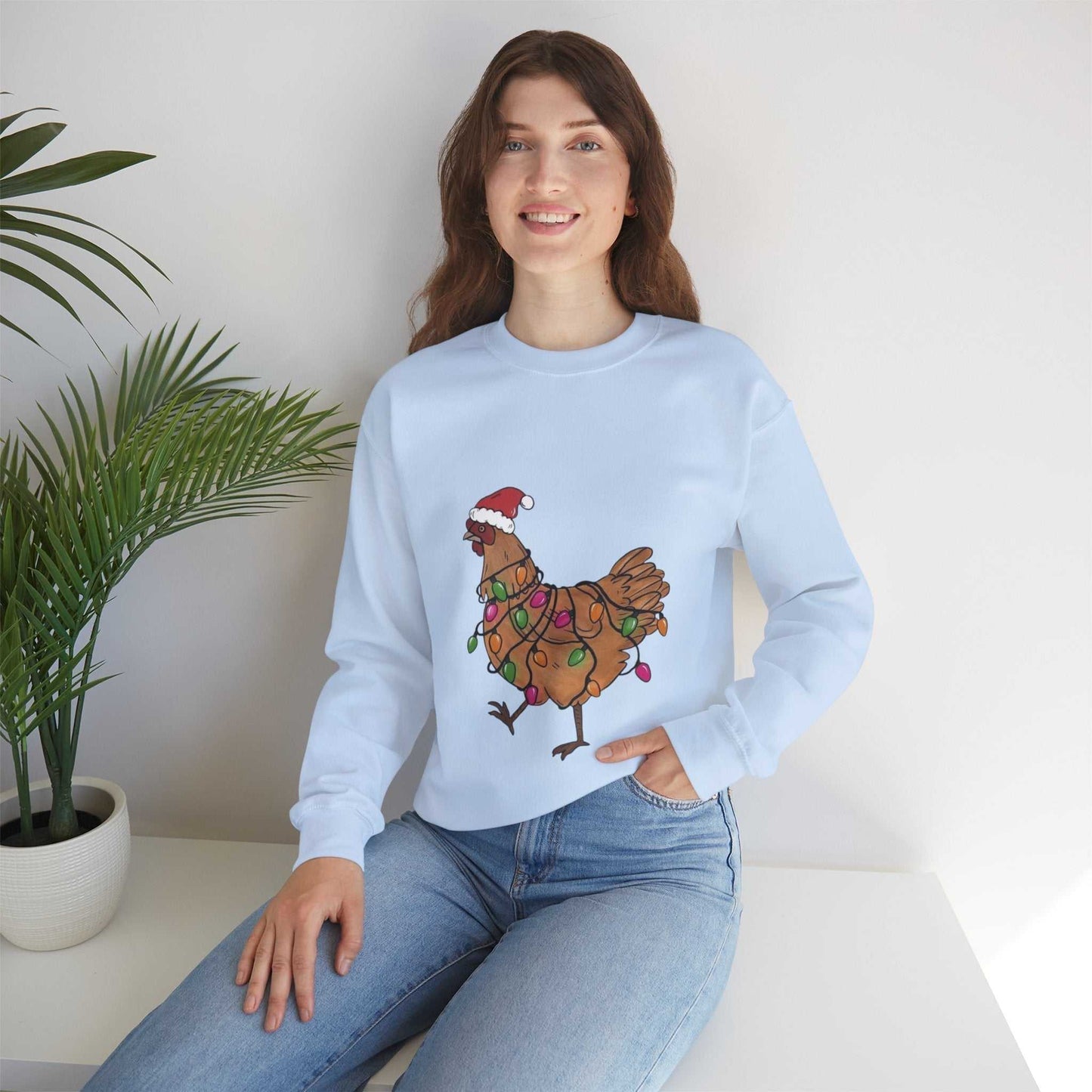 Funny Christmas Chicken Mug, Christmas Gift for Farmer