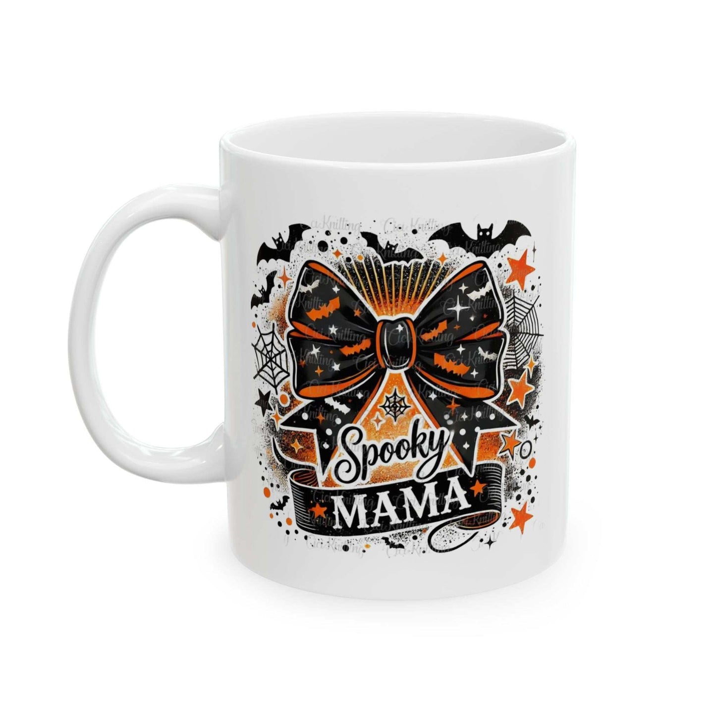 Spooky Mama Mugs, Coquette Halloween Gift, Retro Halloween Mug
