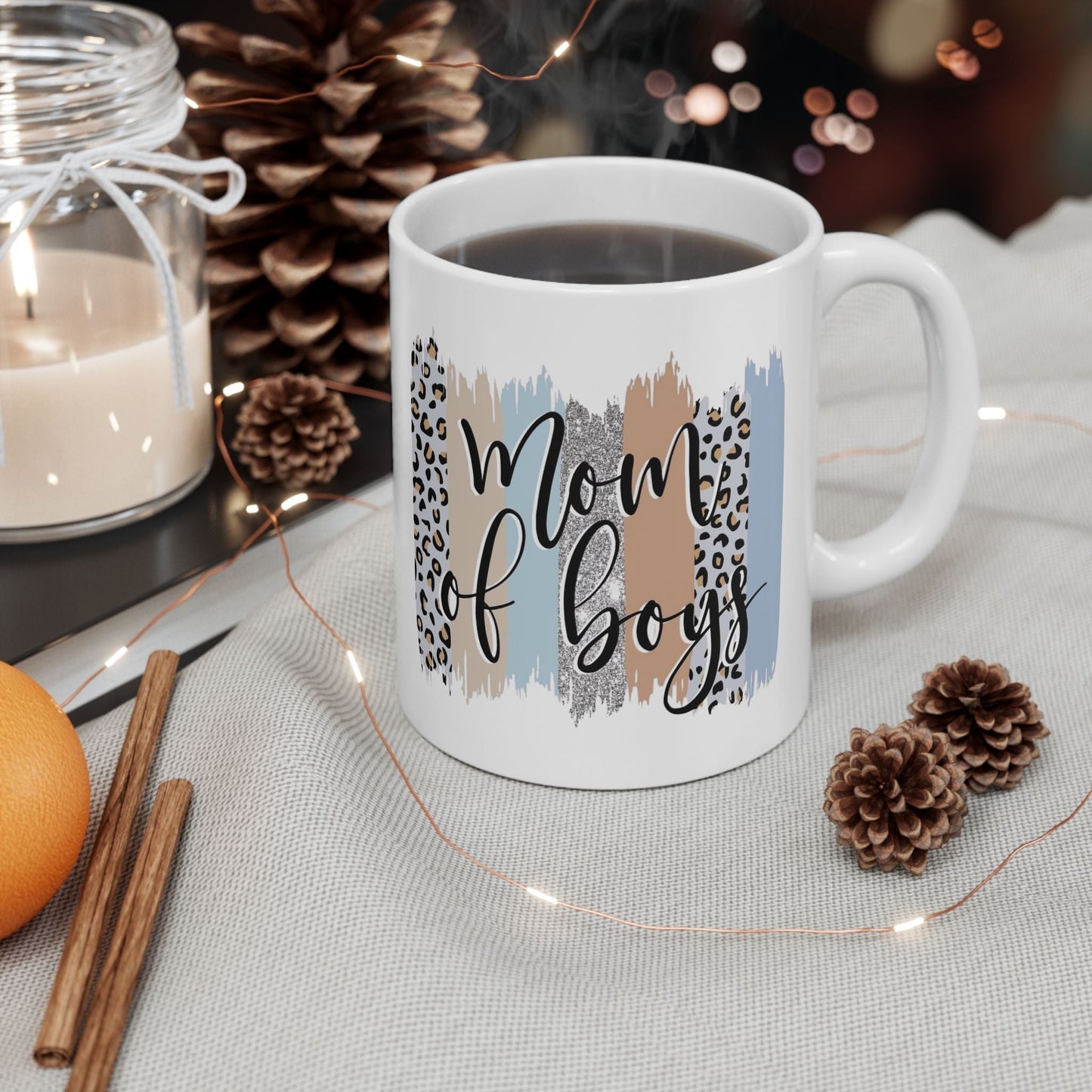 Wild at Heart Ceramic Mug - Design for Everyday Use, Gift for Mama