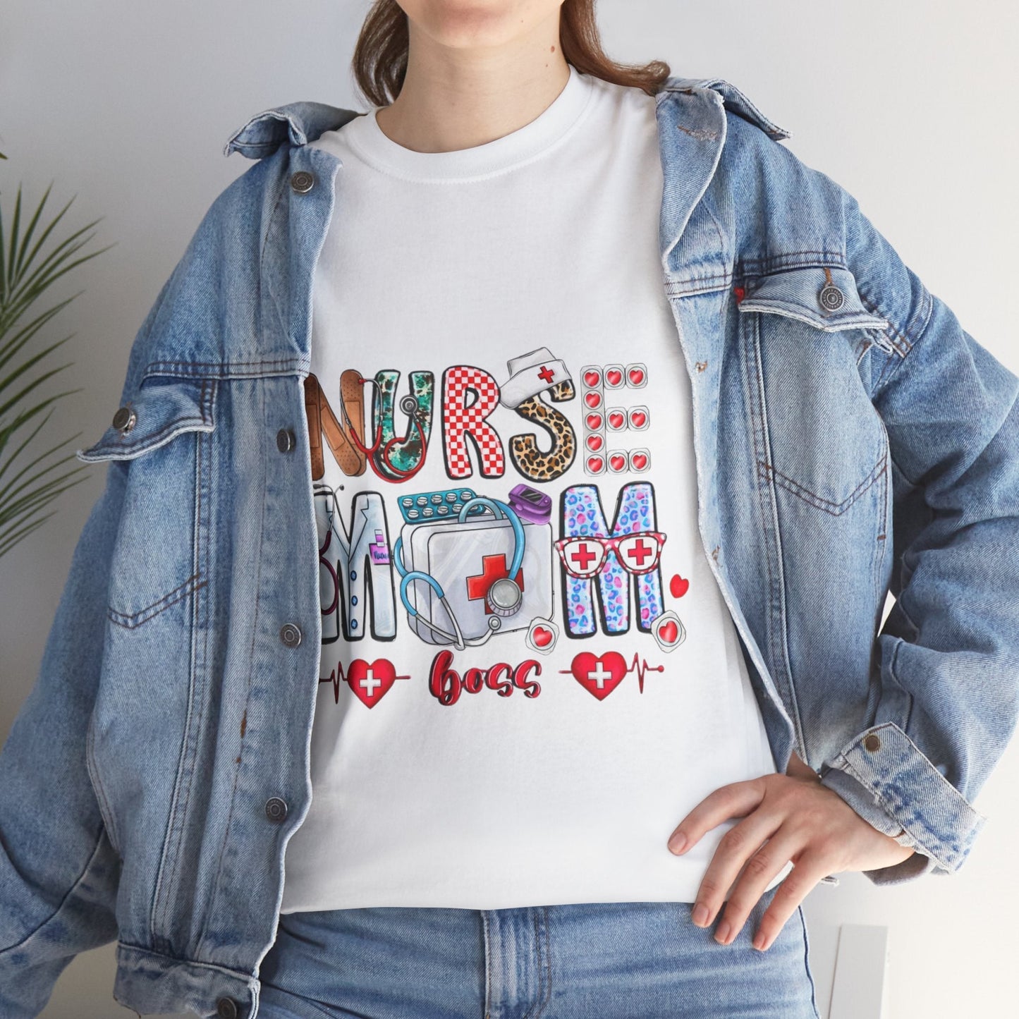 Nurse Mom Boss Shirt, Gift For Nurse Mom