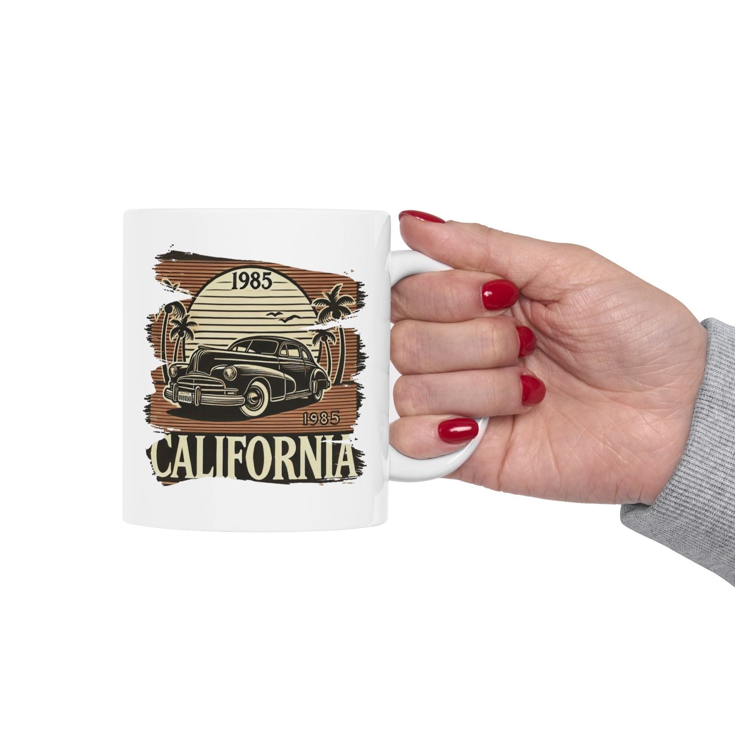 Vintage California Sunset Mug, Perfect Gift for Coffee Lovers
