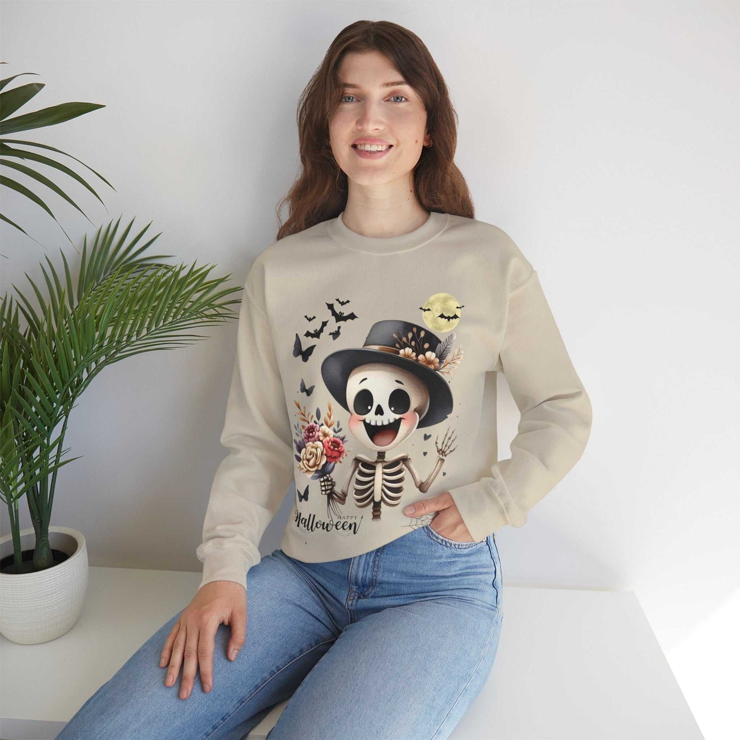 Funny Skeleton Kids Halloween Sweatshirt – Spooky & Cute Costume Alternative!