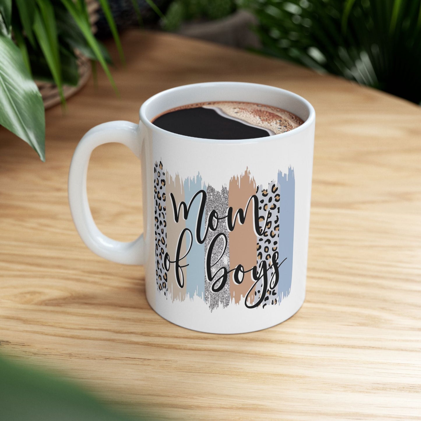 Wild at Heart Ceramic Mug - Design for Everyday Use, Gift for Mama