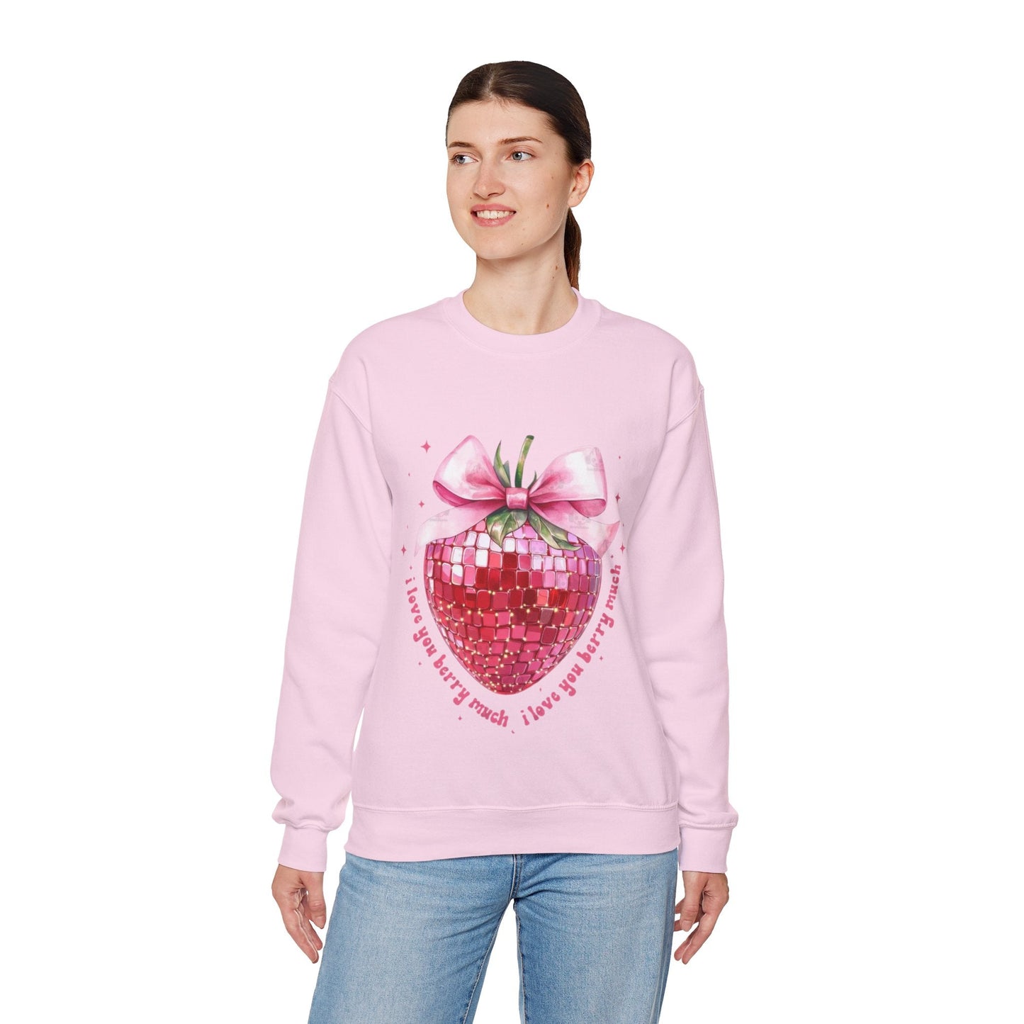 I Love You Berry Much Sweatshirt, Love Valentines Heart Gift