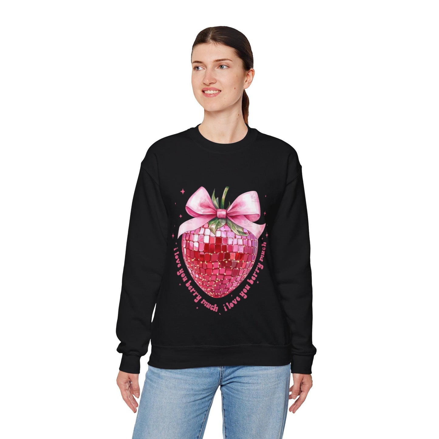 I Love You Berry Much Sweatshirt, Love Valentines Heart Gift