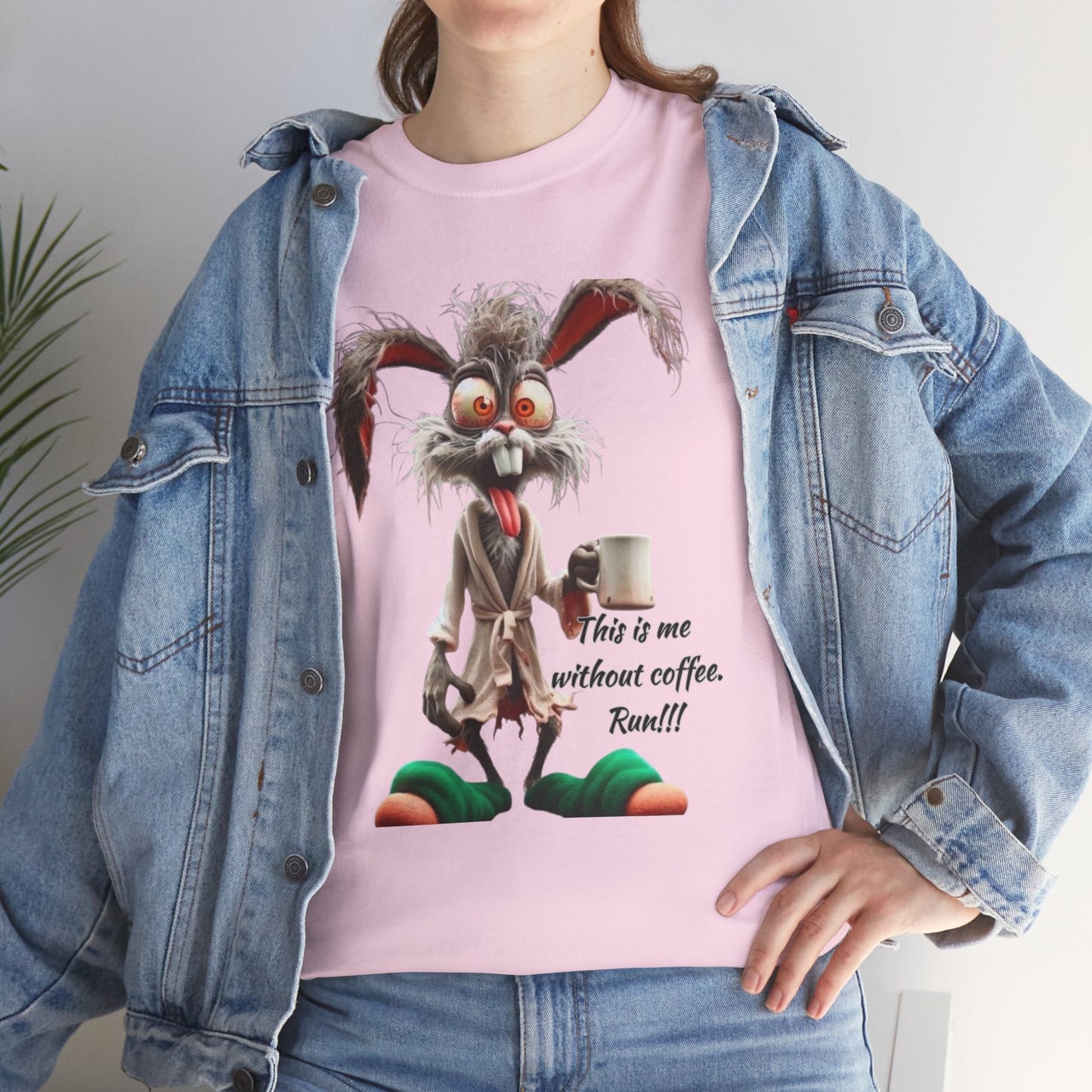 Funny Coffee Lover Tee - Unisex Heavy Cotton Shirt, Perfect Gift for Caffeine Addicts