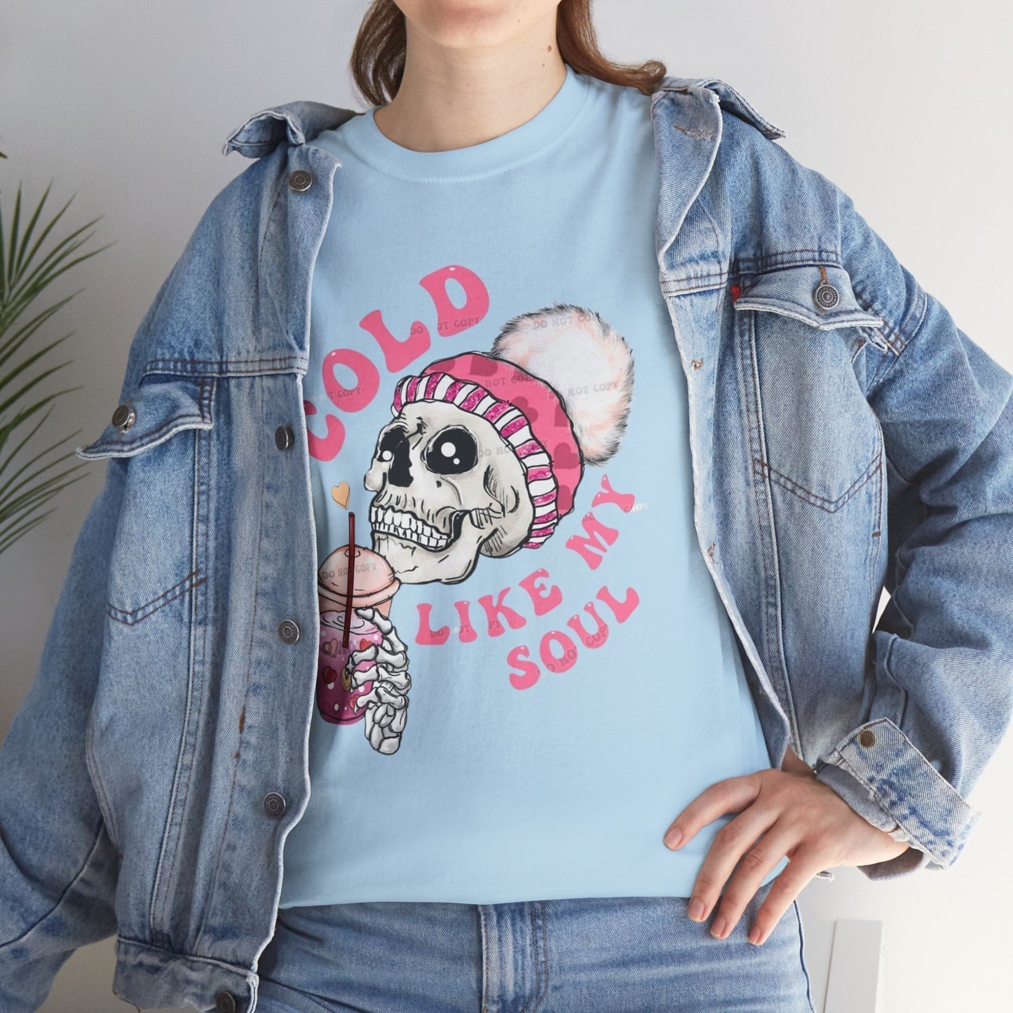 Cold Like My Soul T-Shirt, Skeleton Coffee Gift