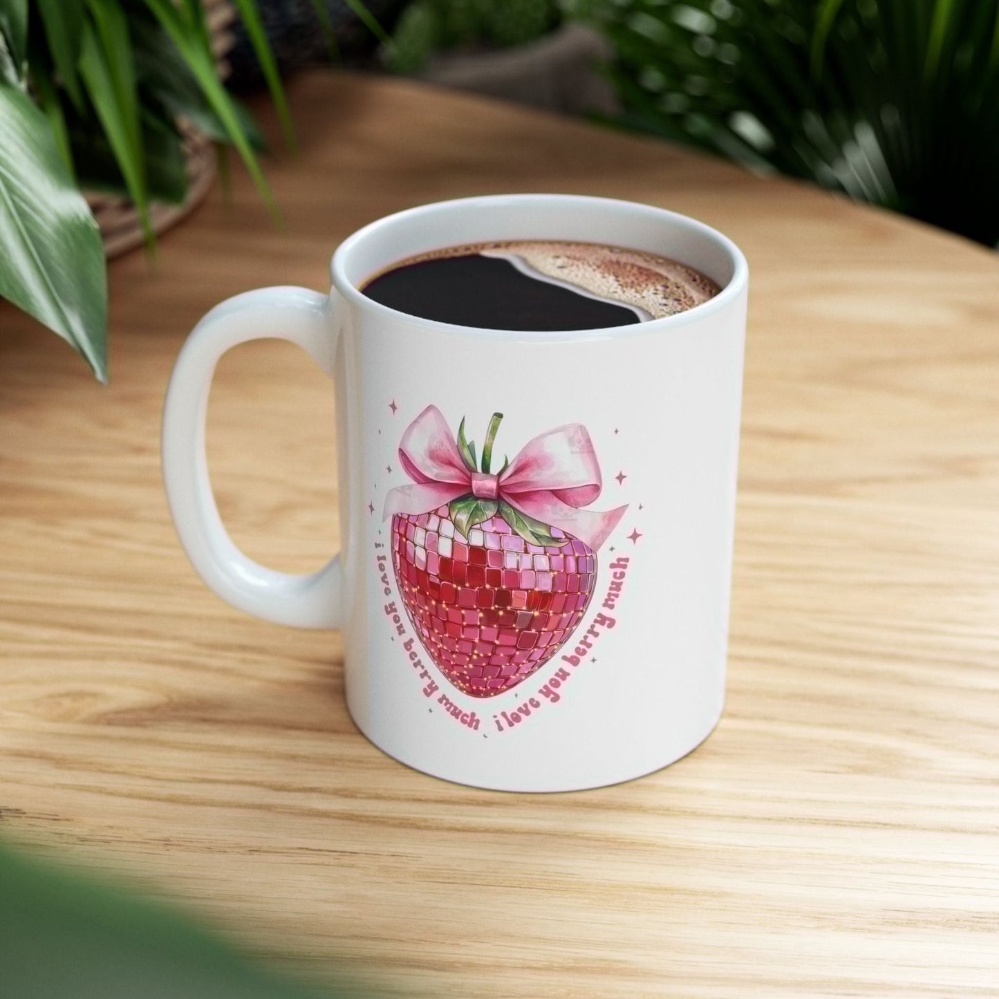 I Love You Berry Much Mug , Love Valentines Heart Gift