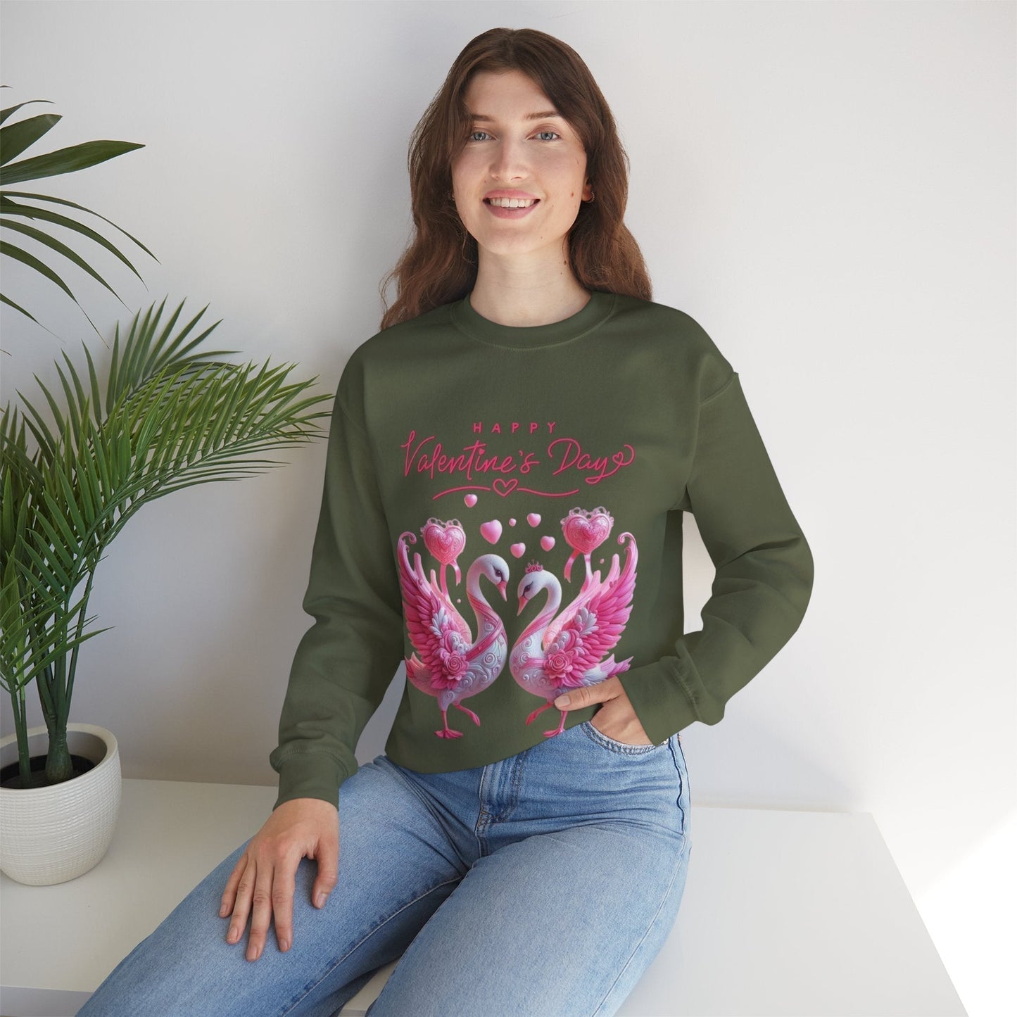 Happy Valentines Day Goose Sweatshirt – Cute Goose Lover Gift