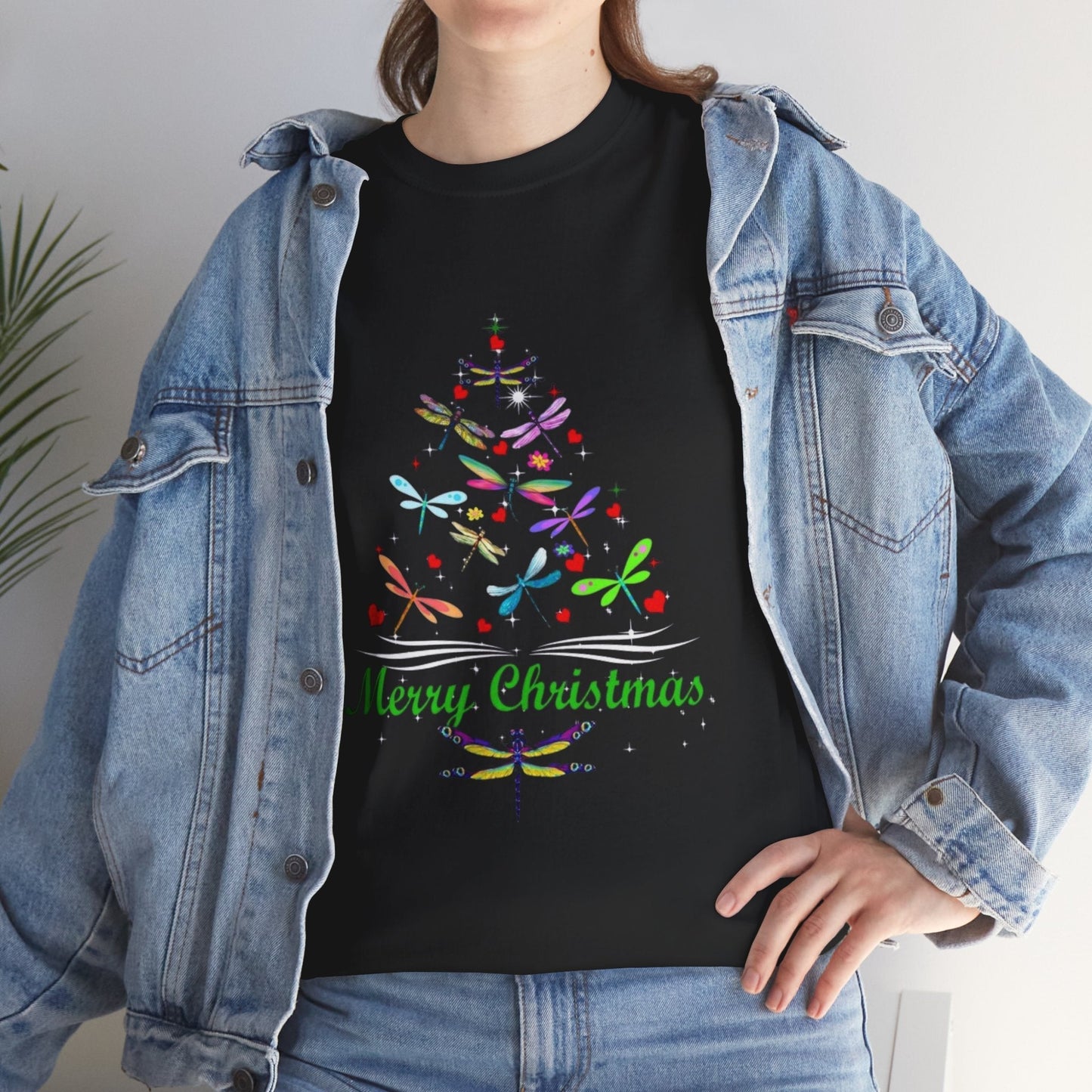 Christmas Dragonfly Shirt, Dragonfly Gift