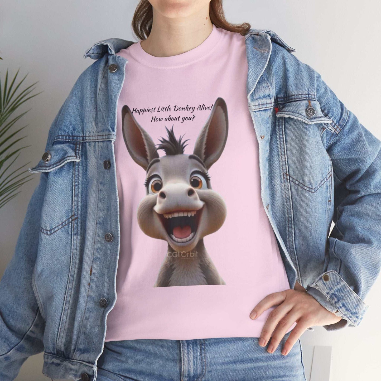 Funny donkey t-shirt - Unisex Heavy Cotton Shirt, Gift for Animal Lovers