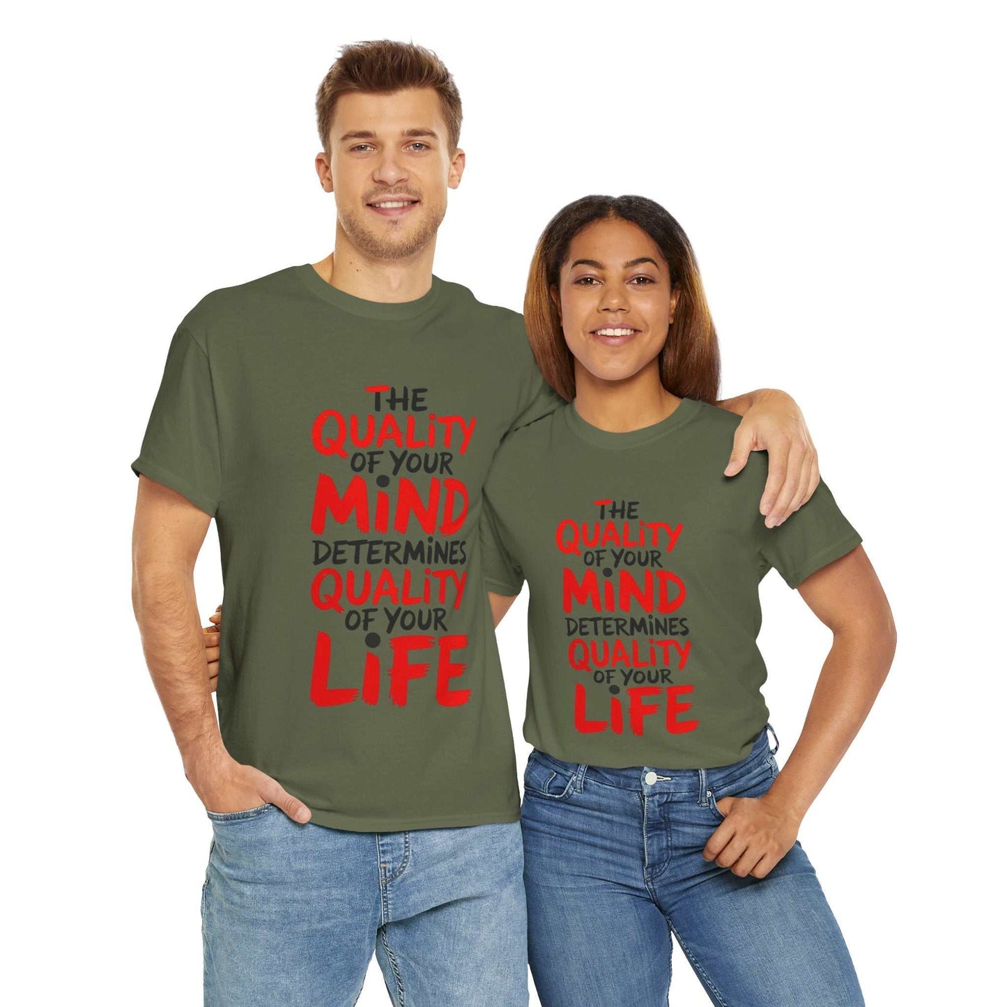 Inspiring Mind Quality Tee - Motivational Shirt, Unisex Cotton T-Shirt, Gift for Friends