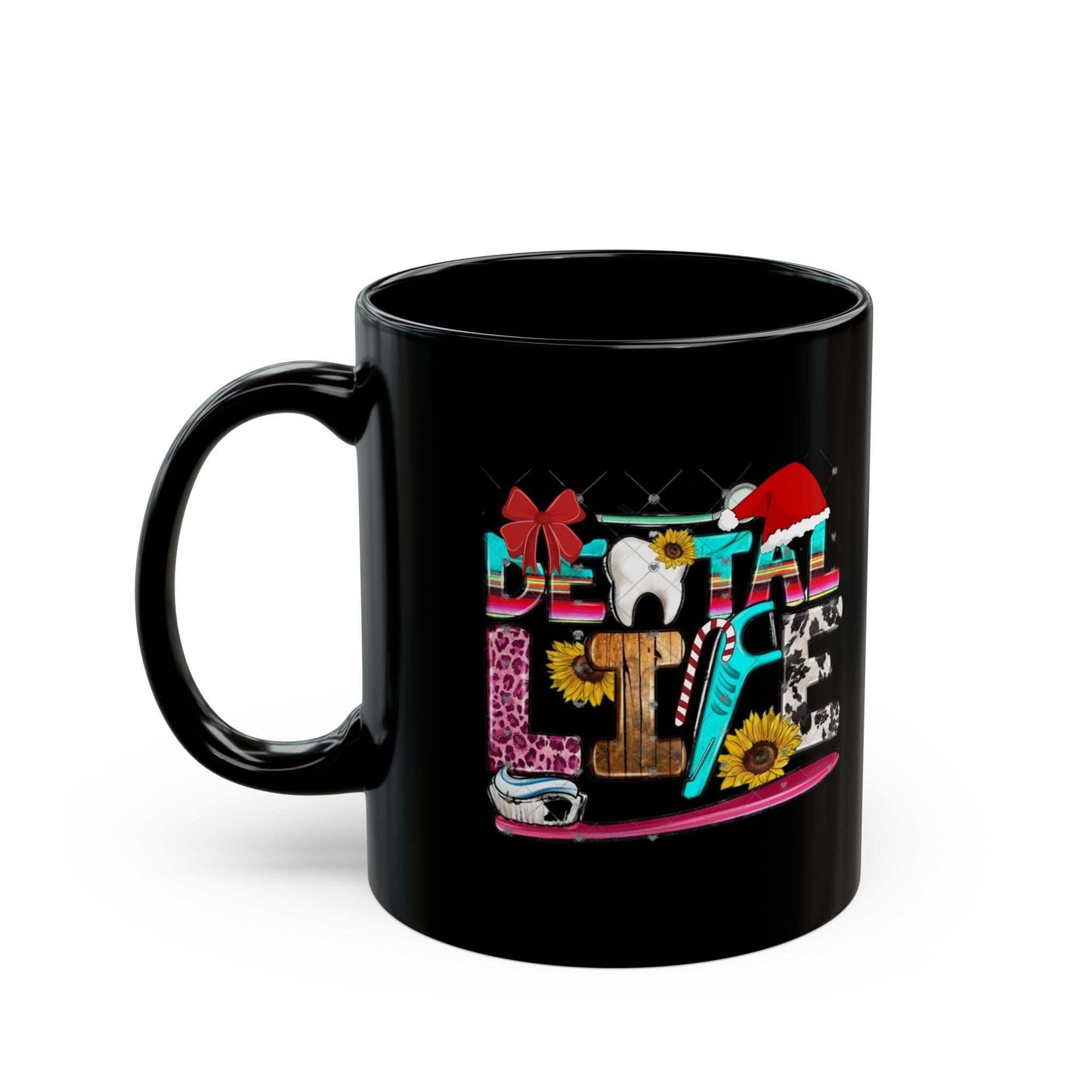 Christmas Dental Life Mugs, Christmas Dentist Gift