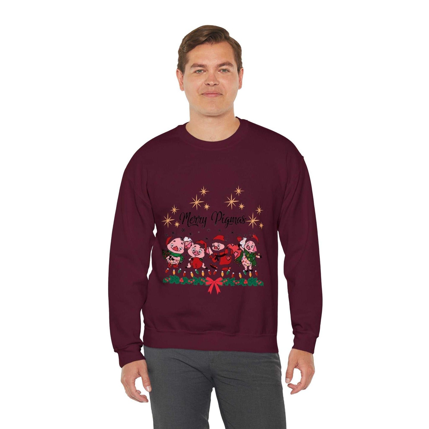 Merry Pigmas Sweatshirt, Funny Farmer Christmas Gift