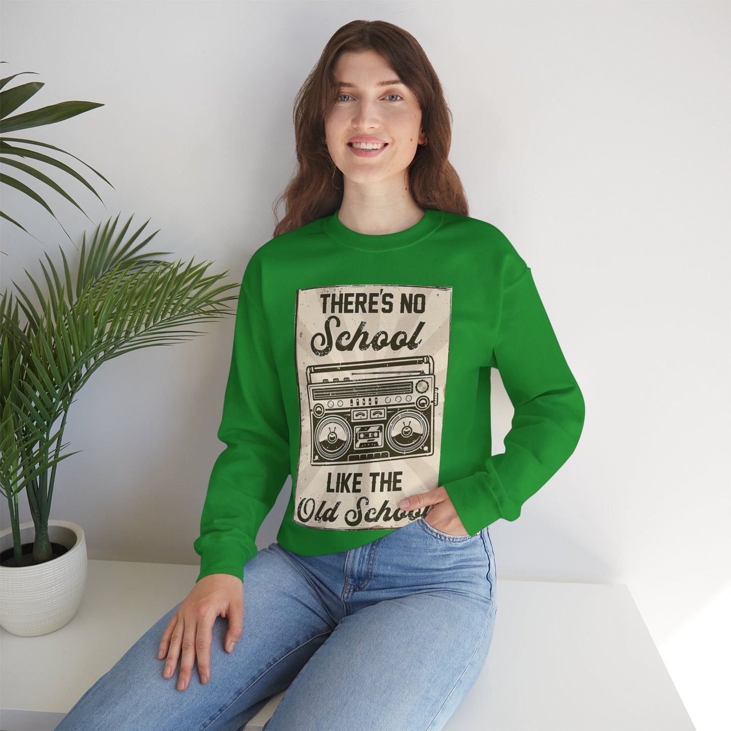 Retro Crewneck Sweatshirt 'There's No School Like the Old School'