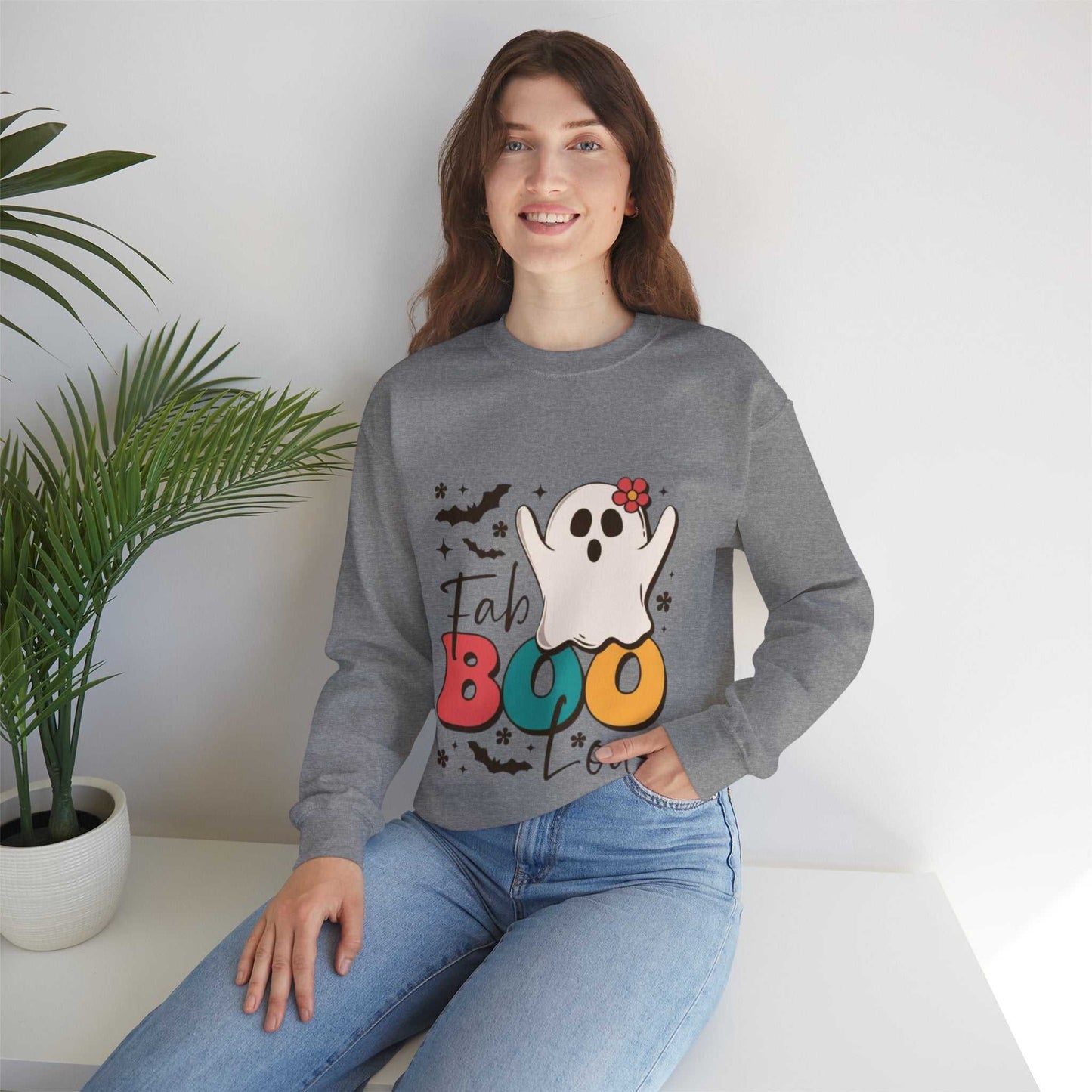 Fabulous Boo Sweatshirt, Halloween Party Gift
