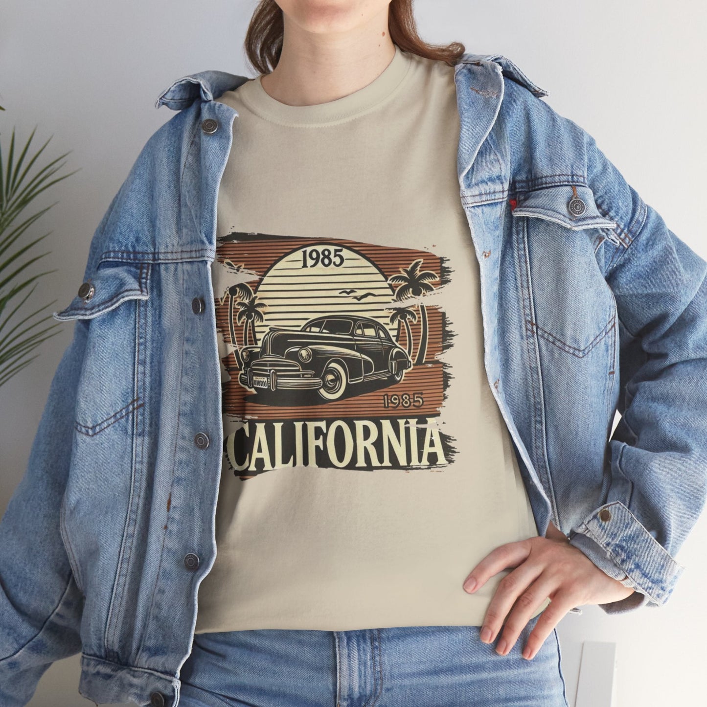 Vintage California 1985 T-Shirt, California 1985 Unisex Heavy Cotton Tee Gift