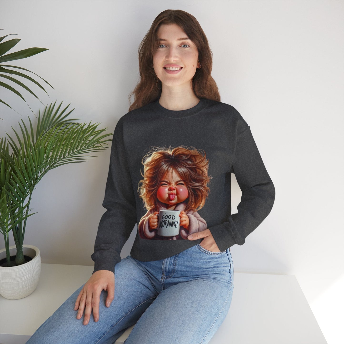 Good Morning Sweatshirt - Unisex Heavy Blend Crewneck