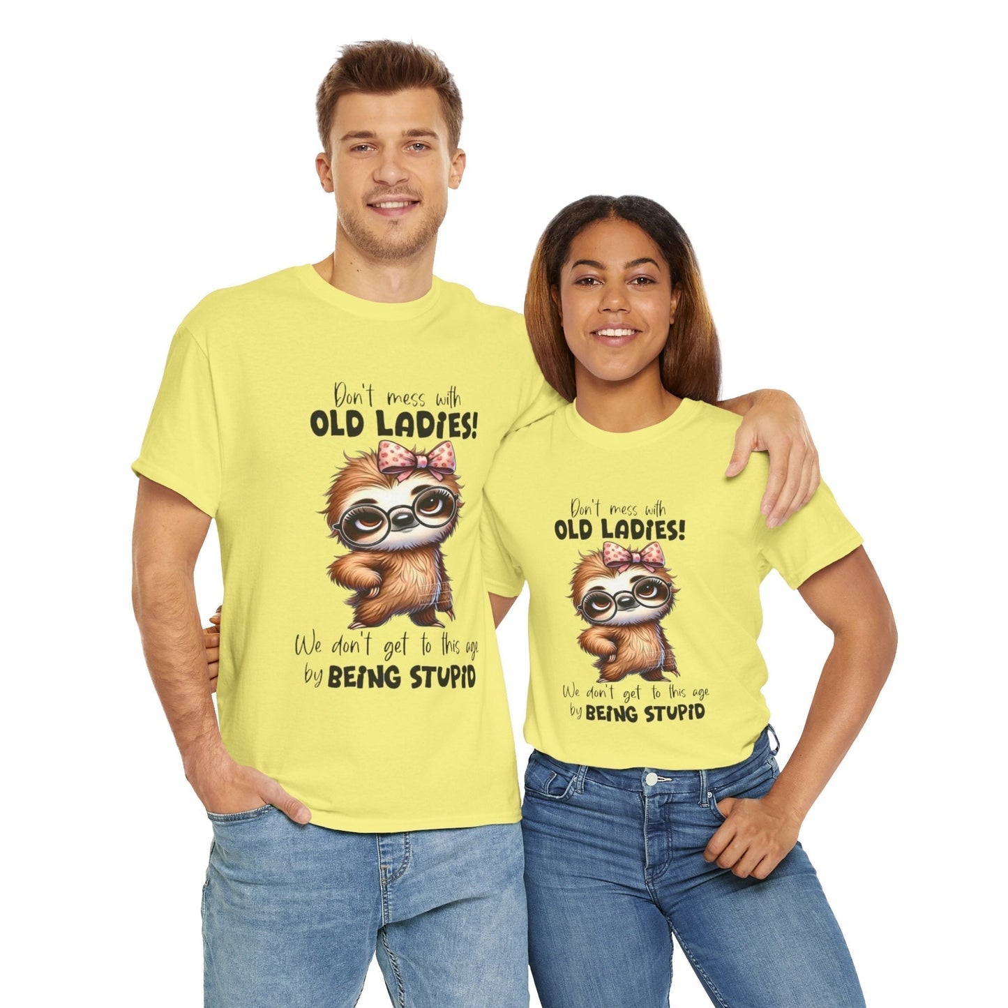 Dont Mess with Old Ladies t-shirt - Funny Gift for Moms & Grandmas