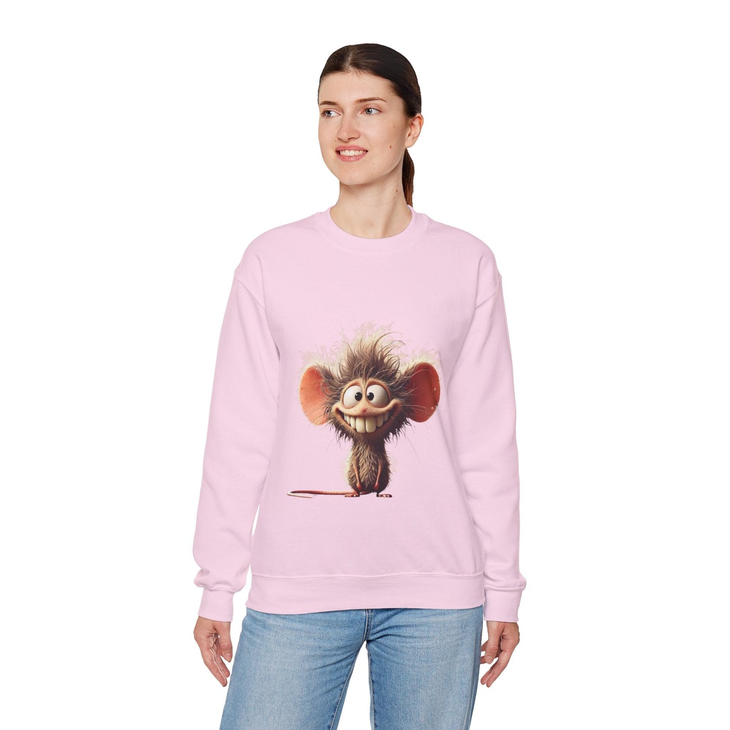 Funny Cartoon Character Unisex Crewneck Sweatshirt