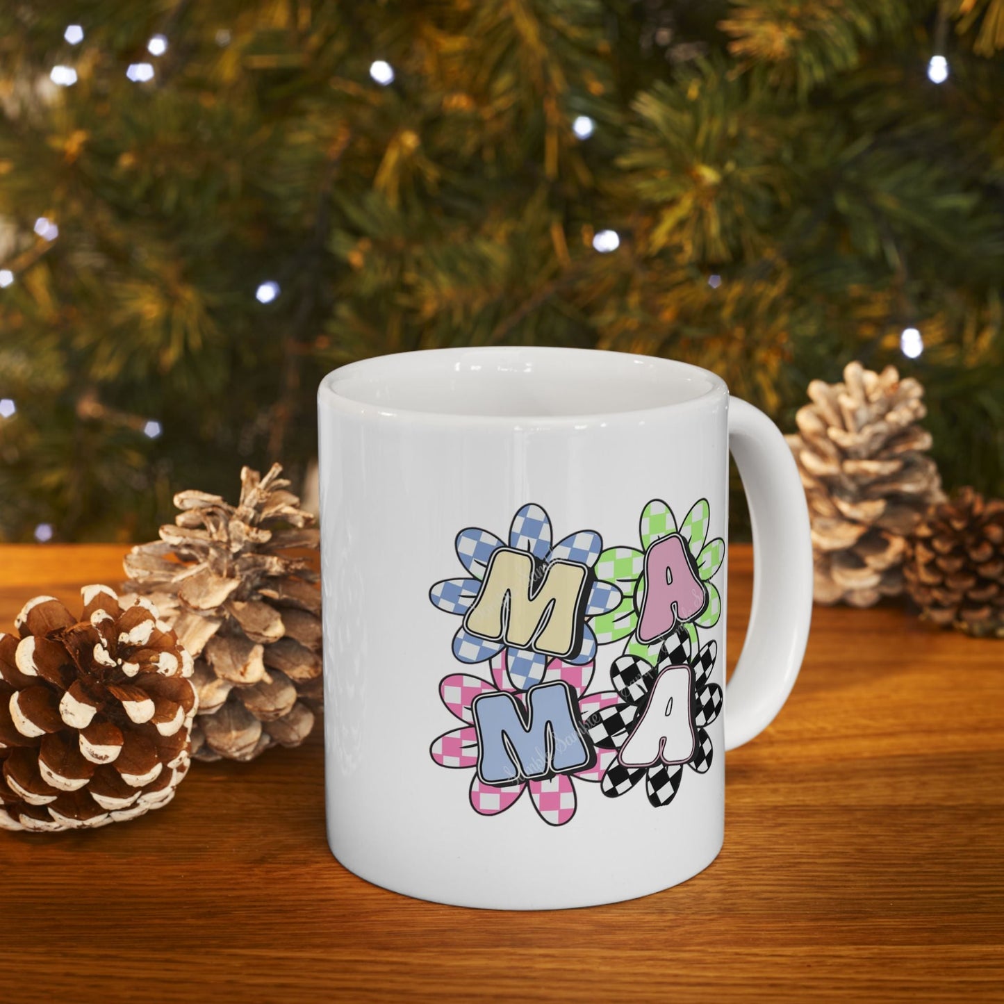 Colorful Flower Mug for Mama – Ceramic Gift She’ll Love