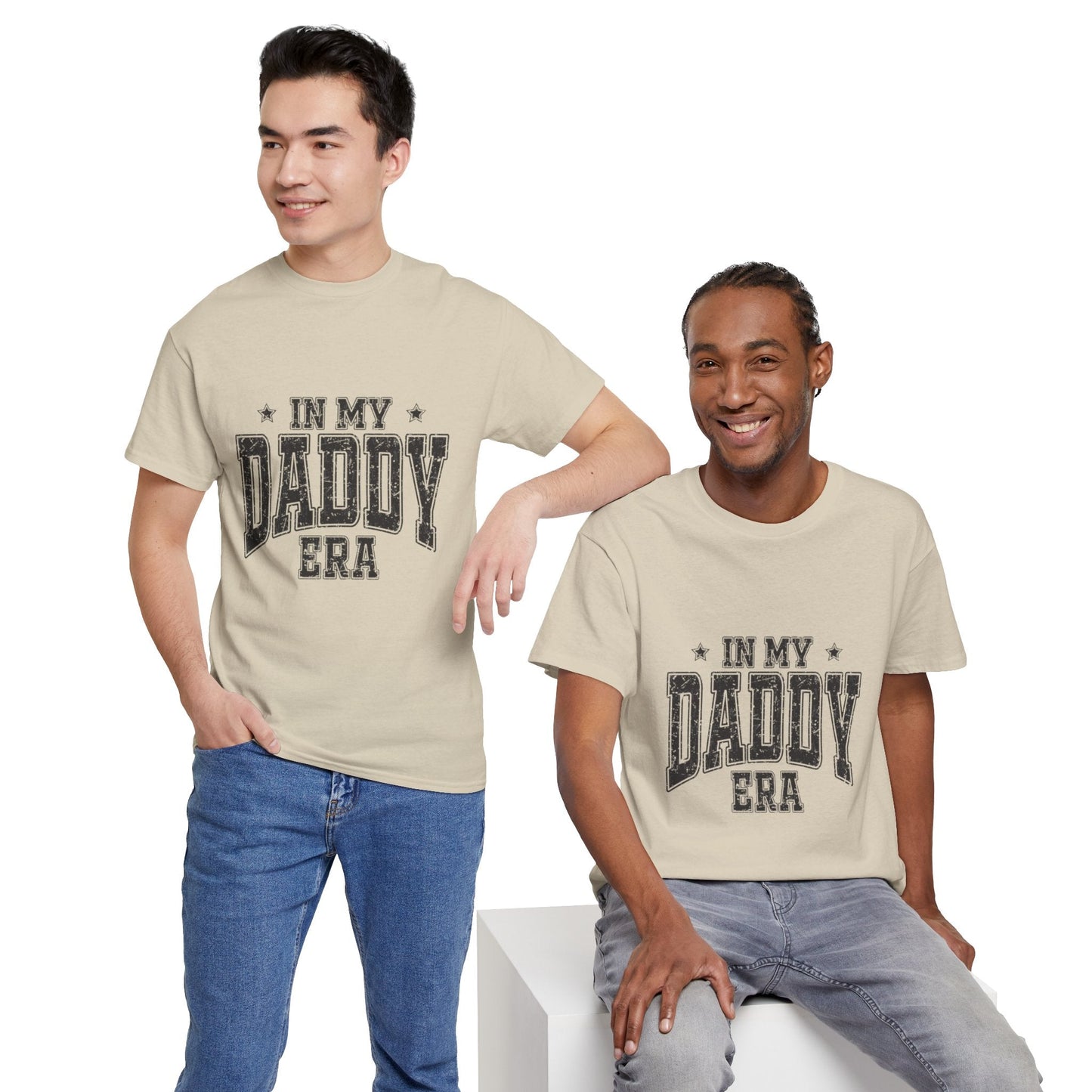 Unisex Heavy Cotton Tee - In My Daddy Era Shirt, Father's Day Gift, Dad Humor Tee