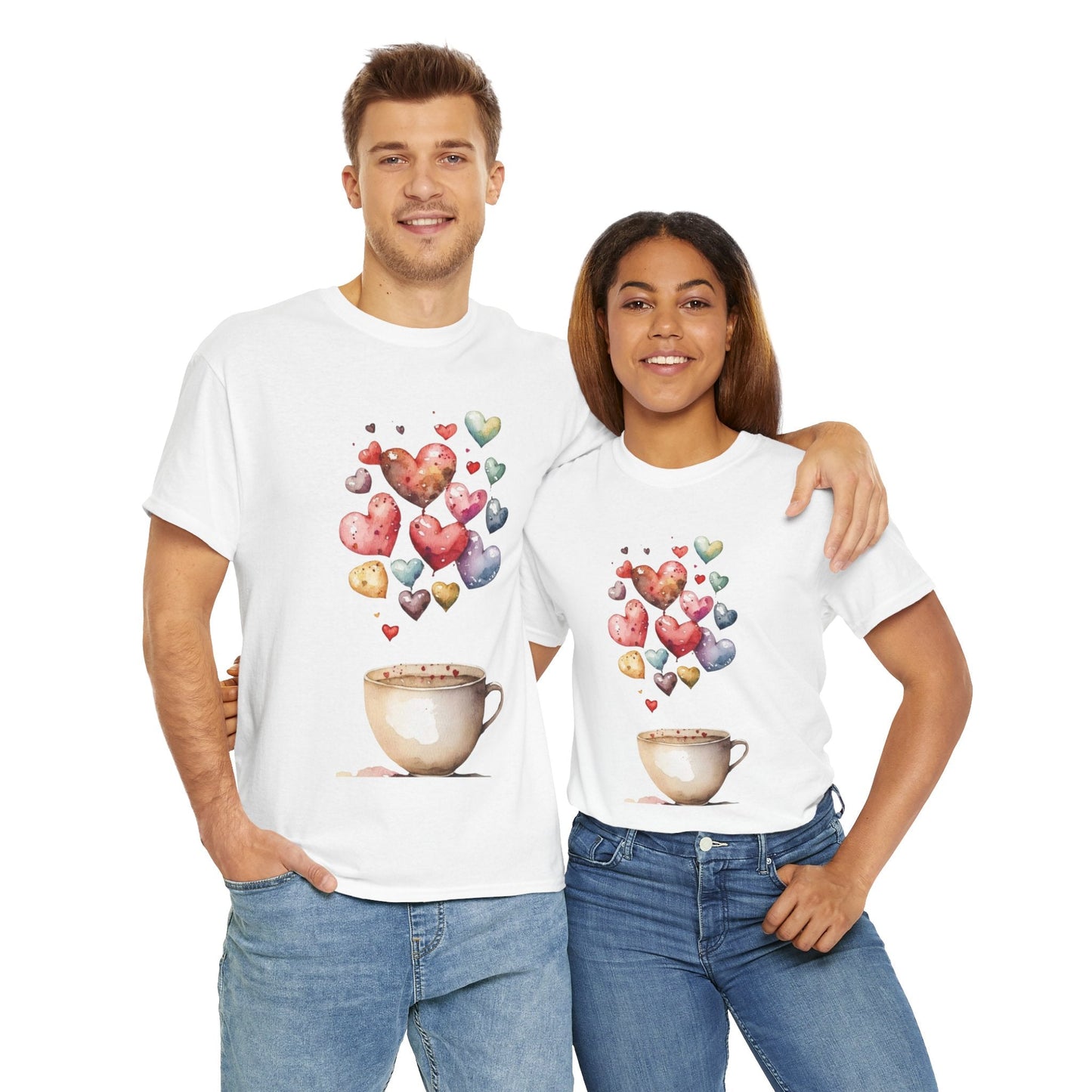 Coffee Is My Valentine T-Shirt, Cup Coffee Hearts Lover Gift
