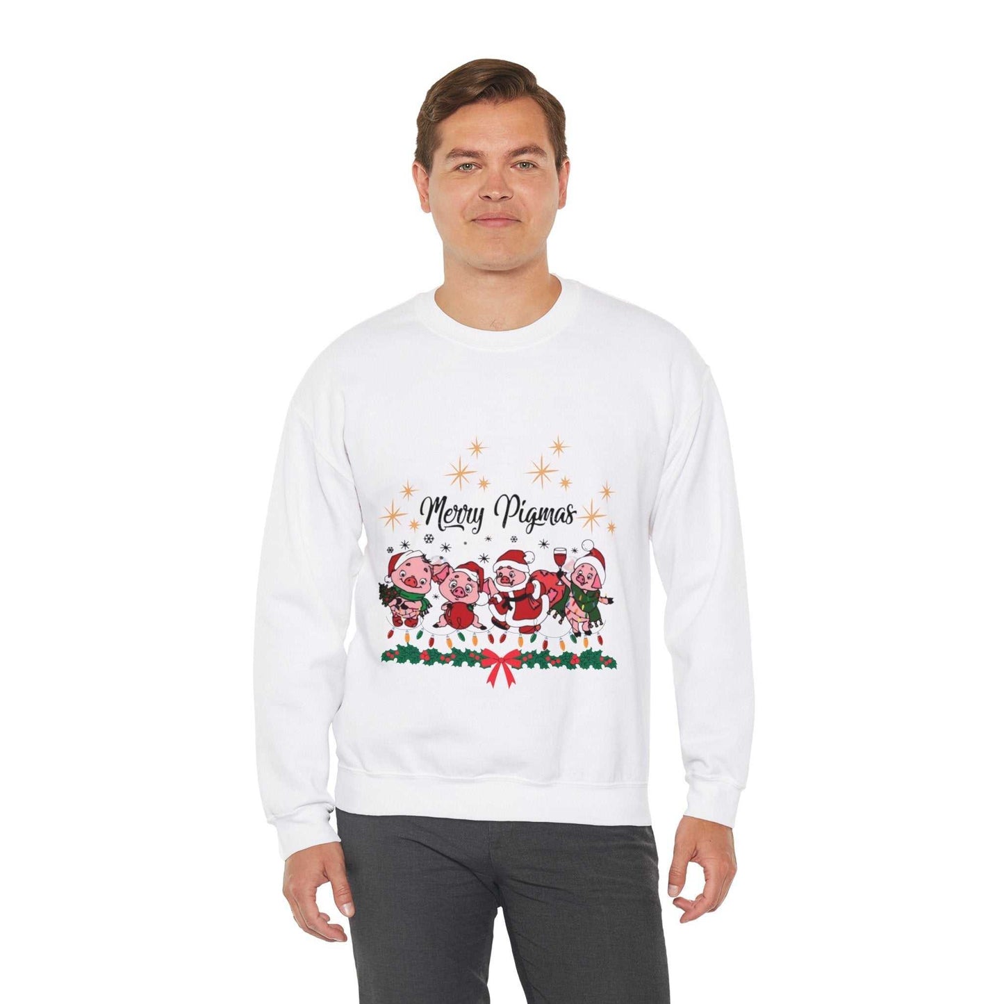 Merry Pigmas Sweatshirt, Funny Farmer Christmas Gift