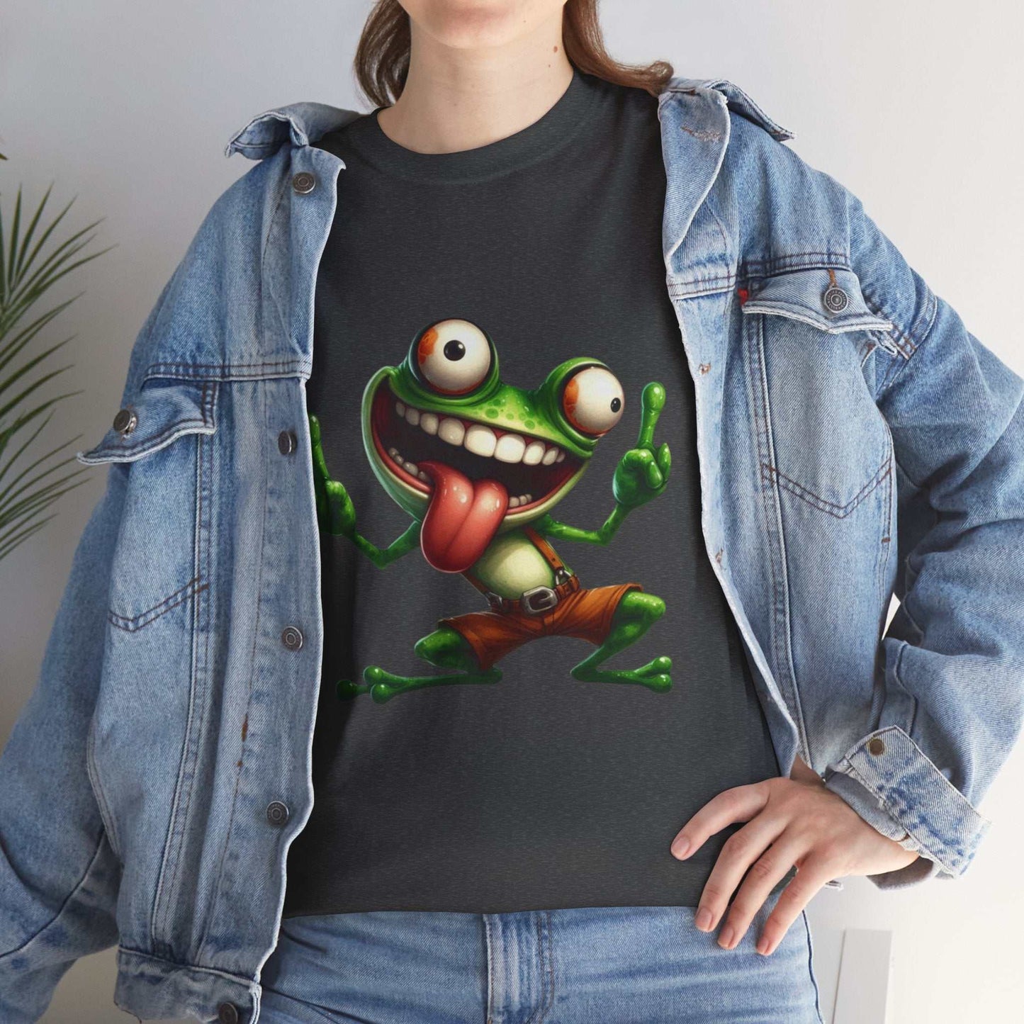 Funny Frog Graphic Tee, Quirky Unisex Shirt, Gift for Frog Lovers