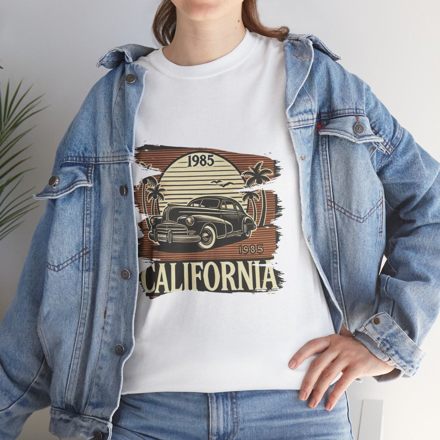 Vintage California 1985 T-Shirt, California 1985 Unisex Heavy Cotton Tee Gift