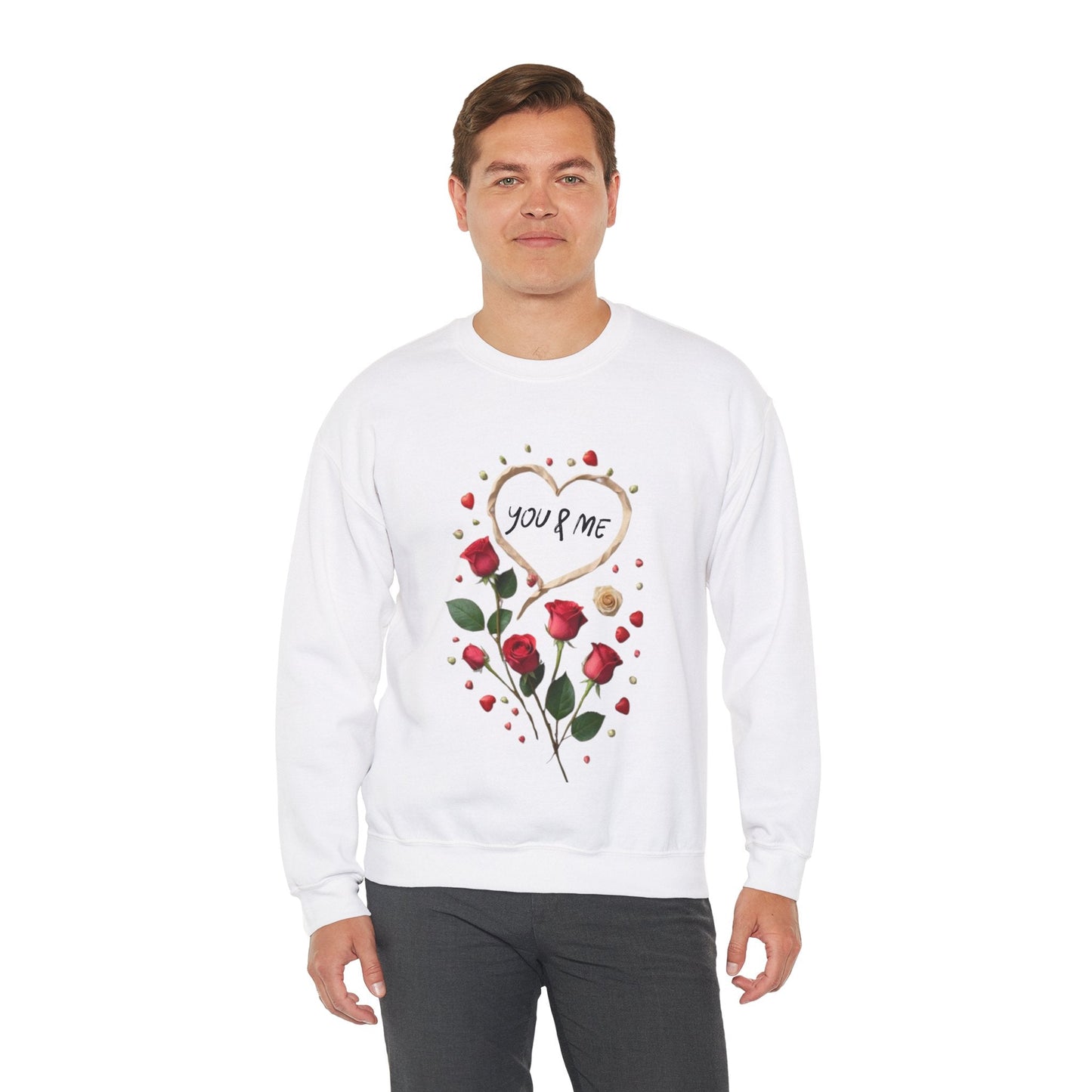 You And Me Love Sweatshirt, Romantic Couples Love Gift